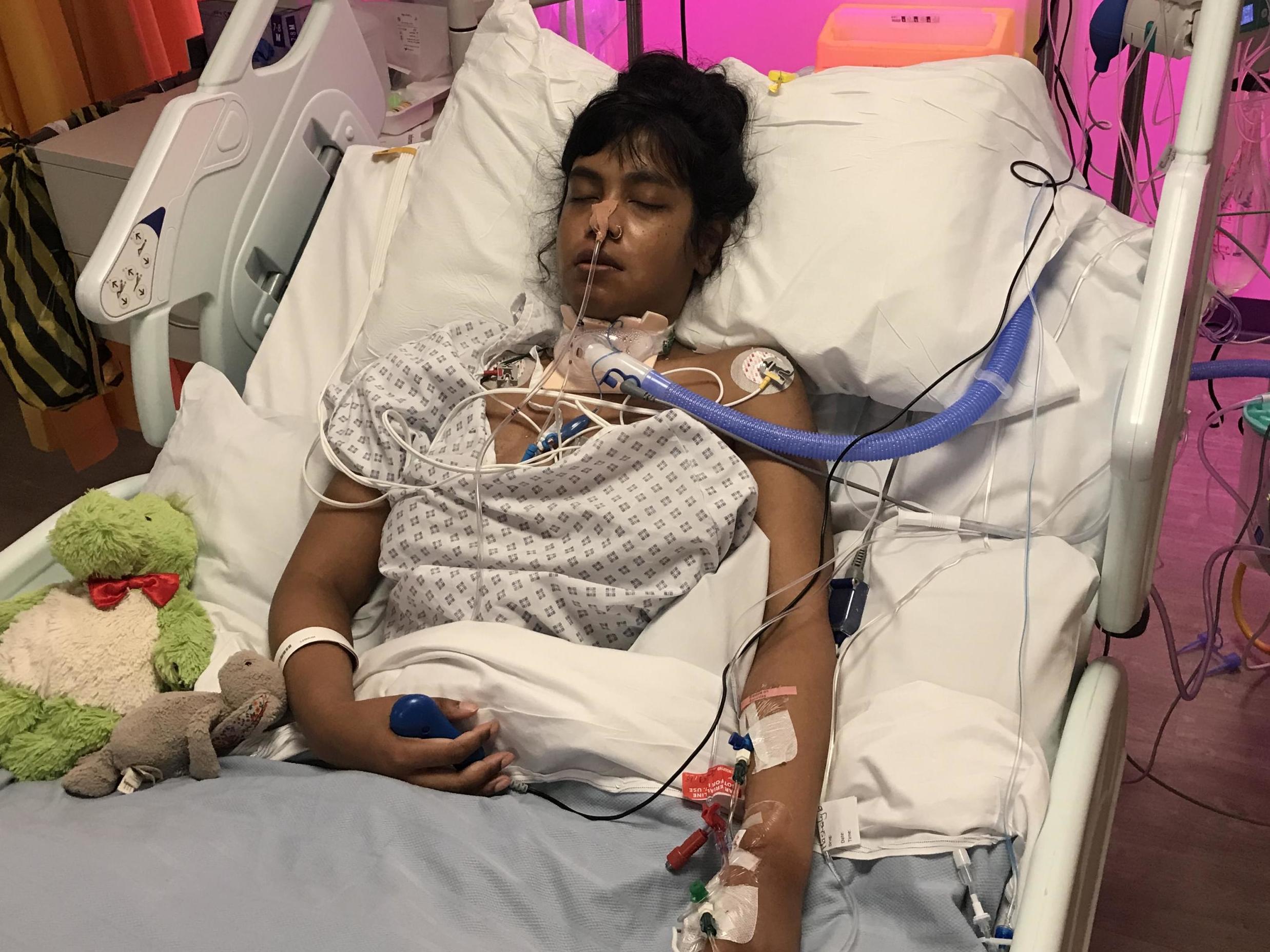 Ms Esapathi was in a coma for a week and a half, during which the Home Office ordered her to leave the country