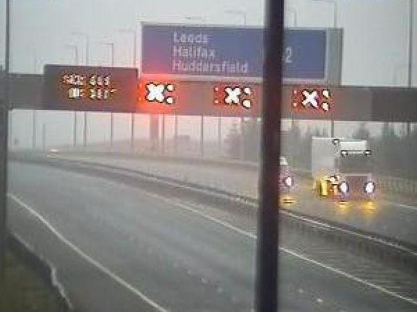 M62 is closed in both directions