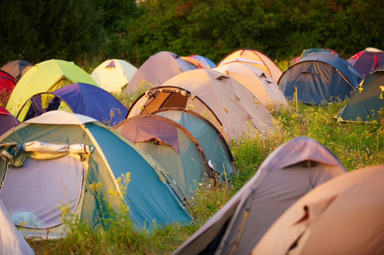 Festival organisers are calling for a ban on single-use tents (Getty/iStock)