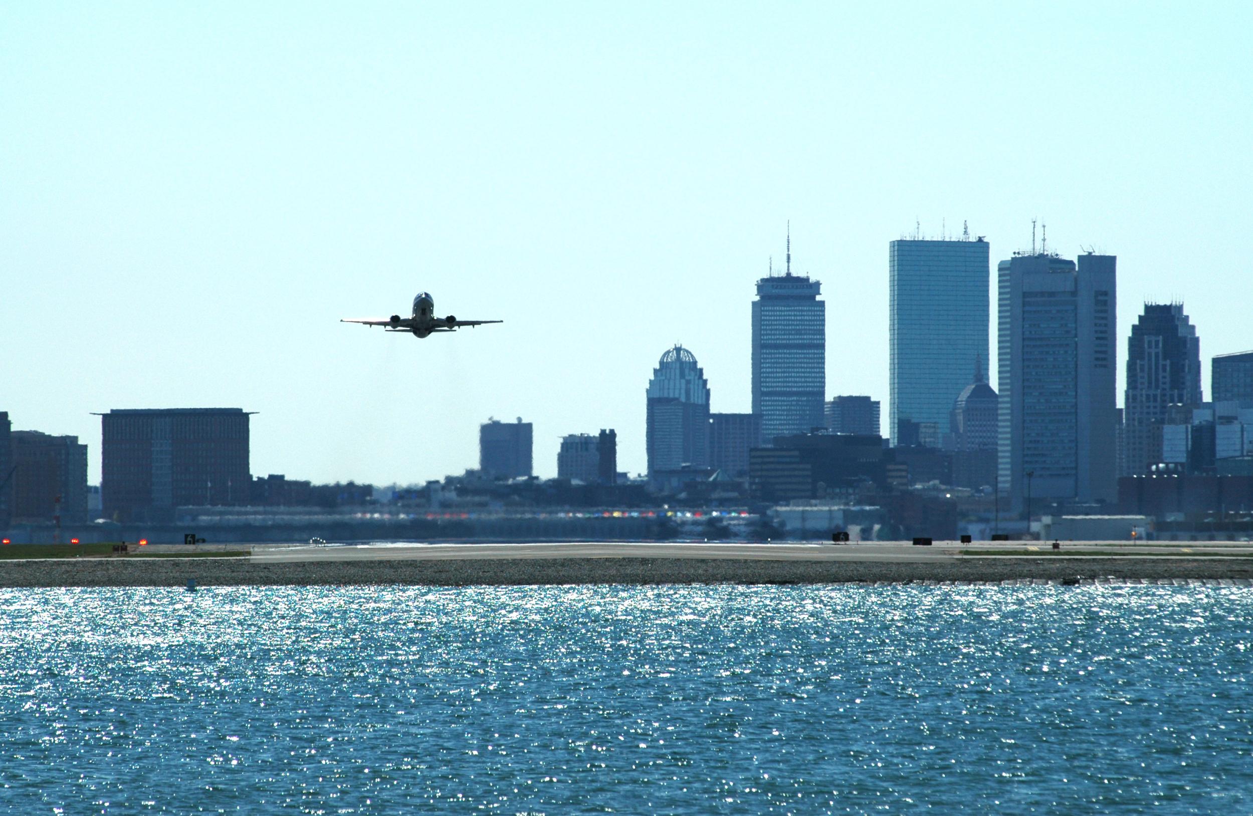 Boston airport is offering fast-track security clearance for passengers arriving by bus