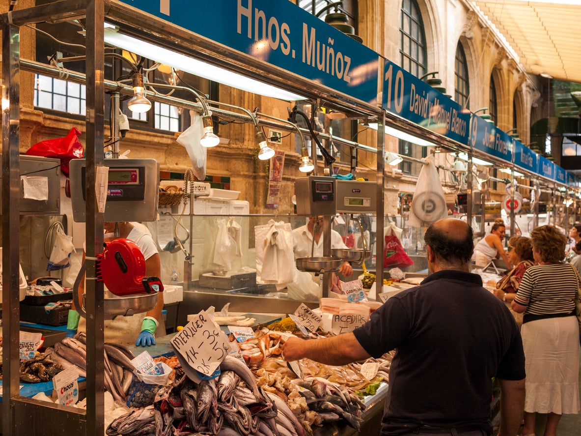 Mercado Central is the place to pick up Spanish produce (Getty)