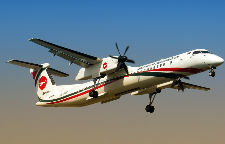 A Biman aircraft crashed at Yangon International Airport