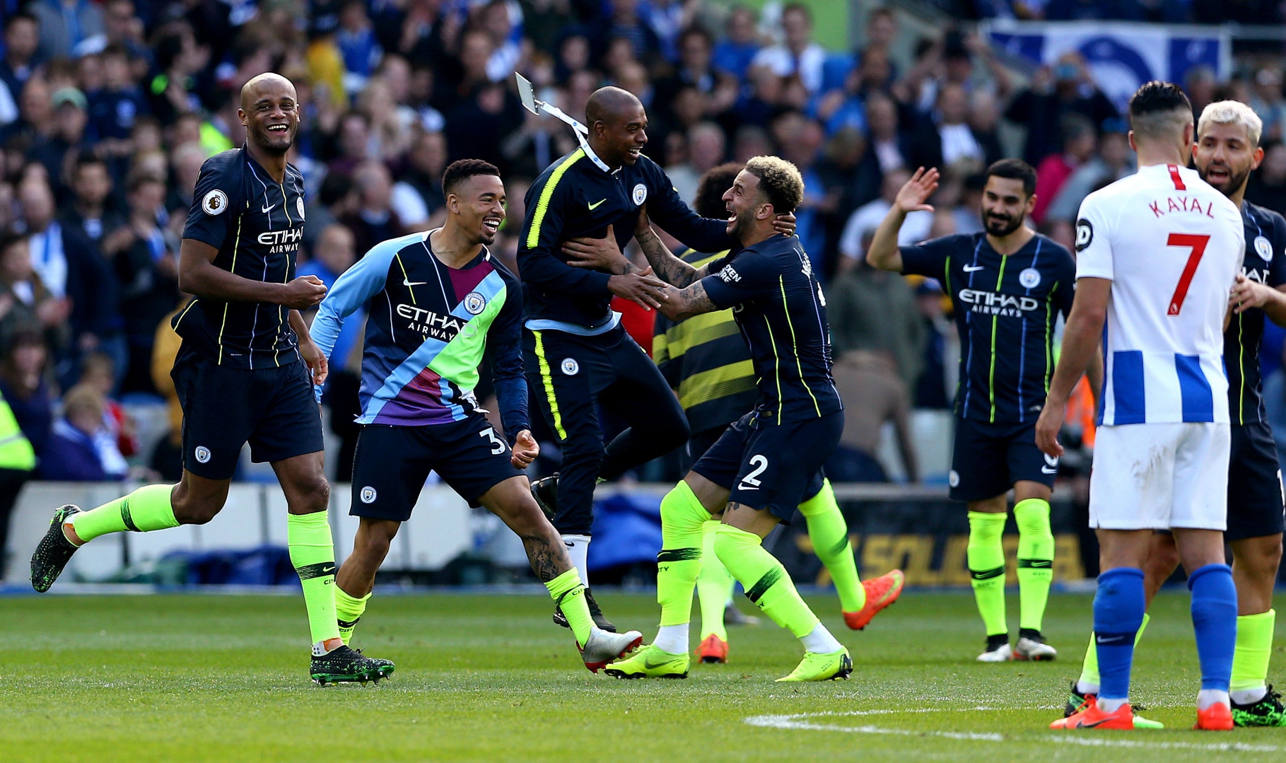 City celebrate the title