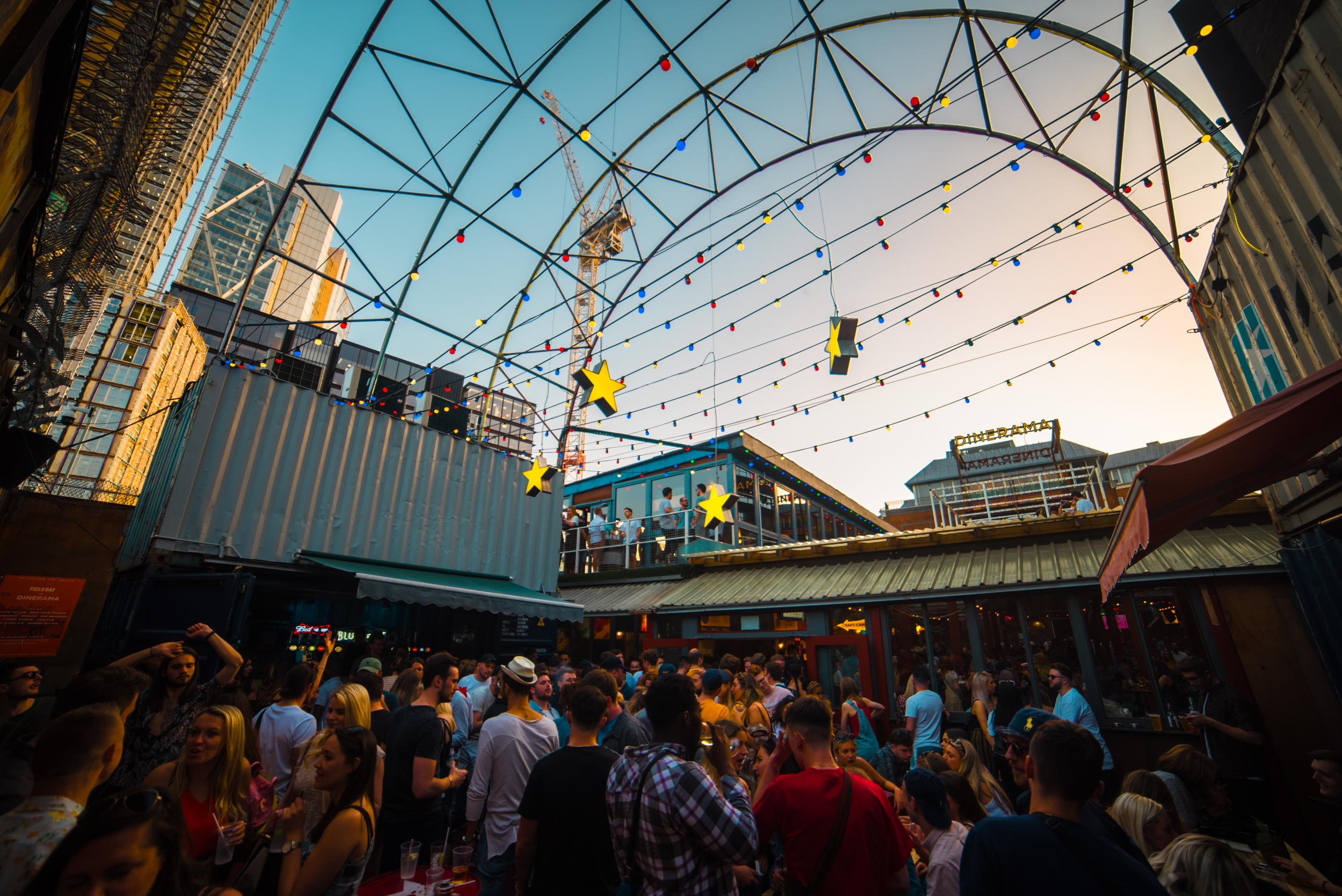 Dinerama is located in the heart of east London