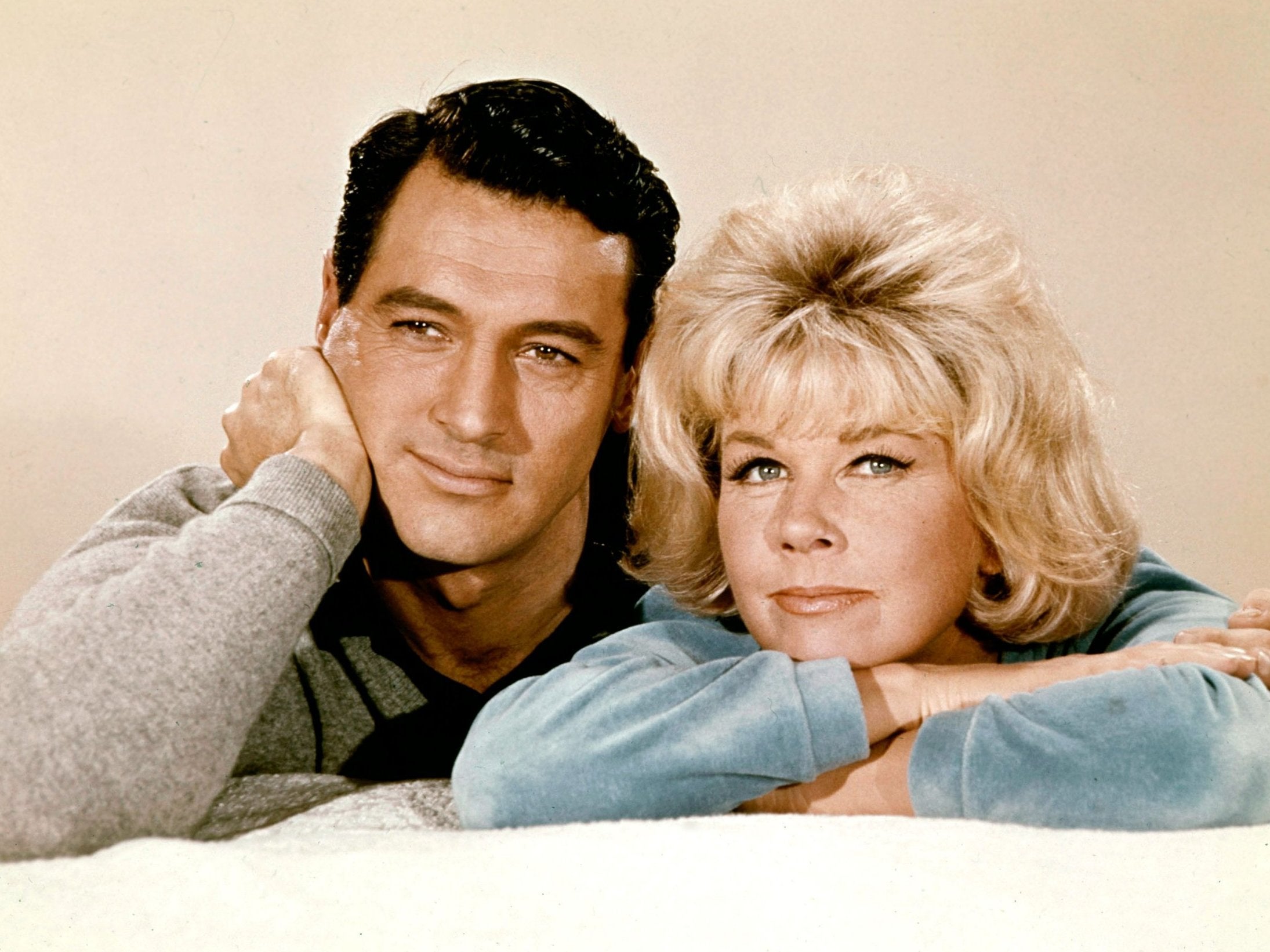 Rock Hudson and Day had an easy chemistry that played into the innocence of their onscreen romances (Rex)