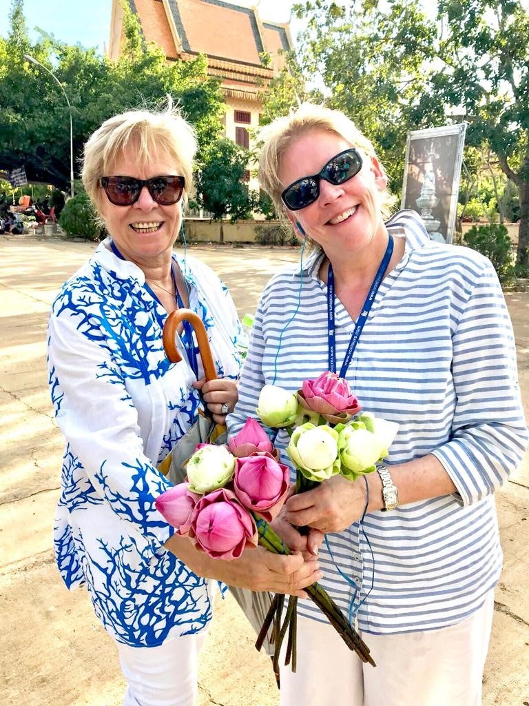 Jo with her partner Lynne