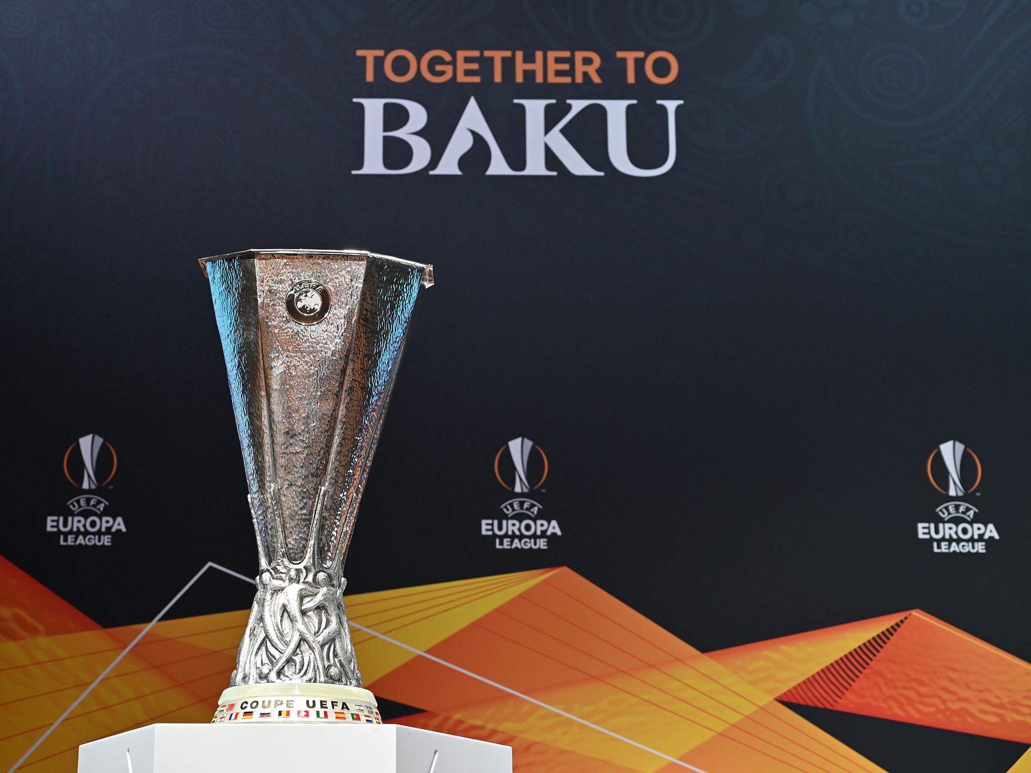 The Europa League final takes place in Baku between Arsenal and Chelsea