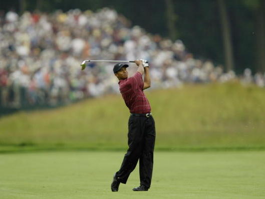 Woods at Bethpage Black in 2002