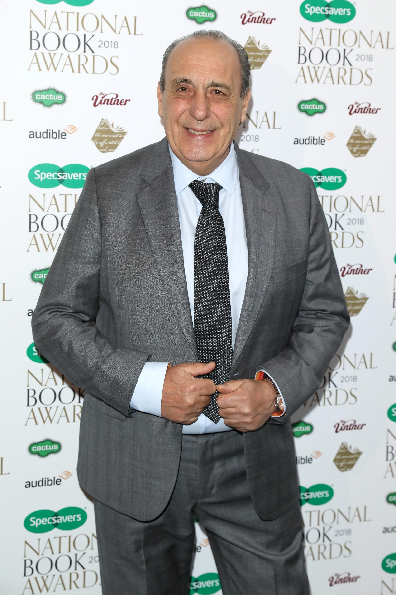 Gennaro Contaldo attends the National Book Awards at RIBA on November 20, 2018 in London, England.