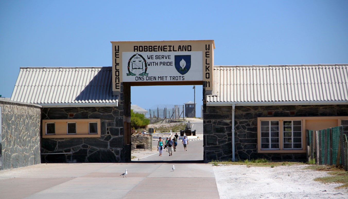 Robben Island serves as a reminder of how black prisoners were treated during apartheid (Getty)