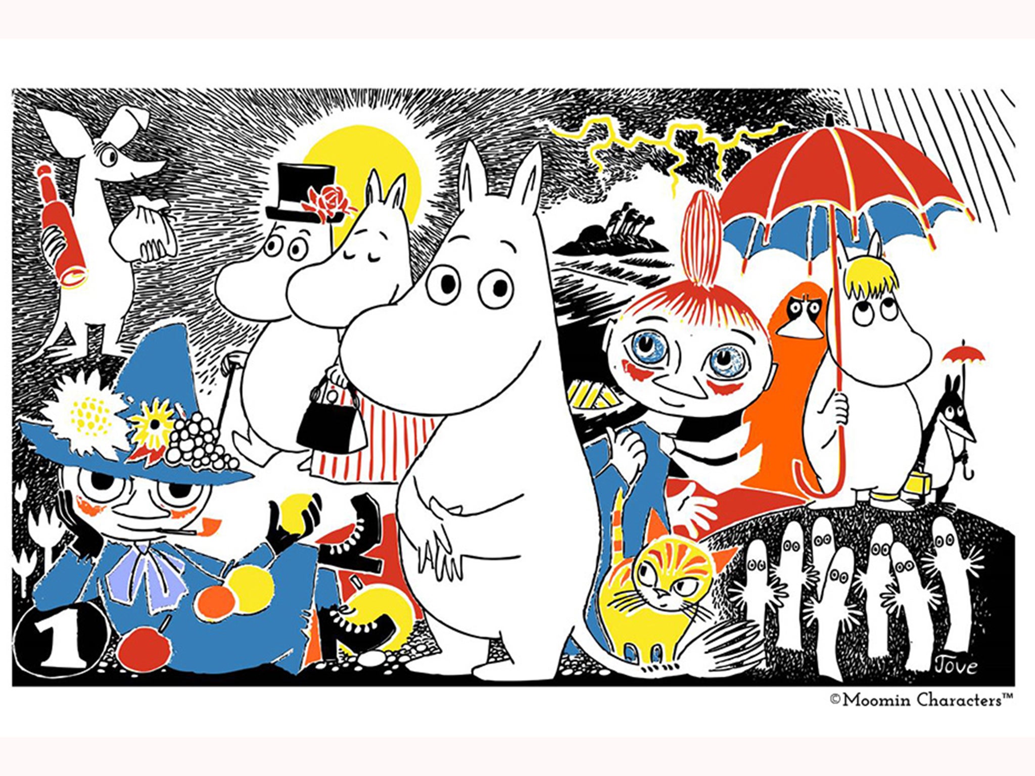 National treasures: the Moomin characters are loved by young children and adults alike