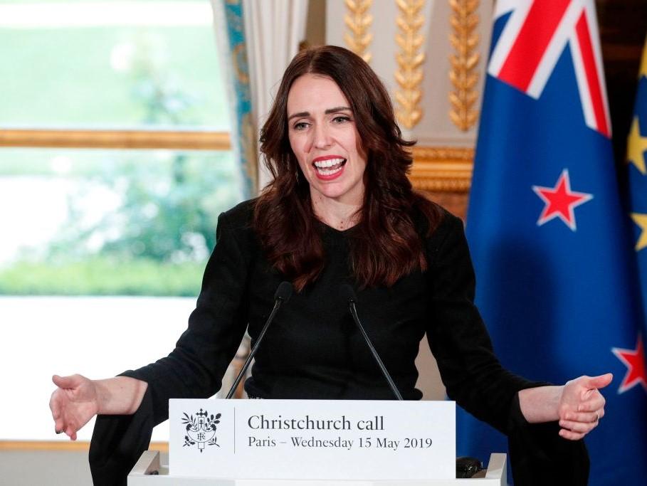 New Zealand prime minister Jacinda Ardern