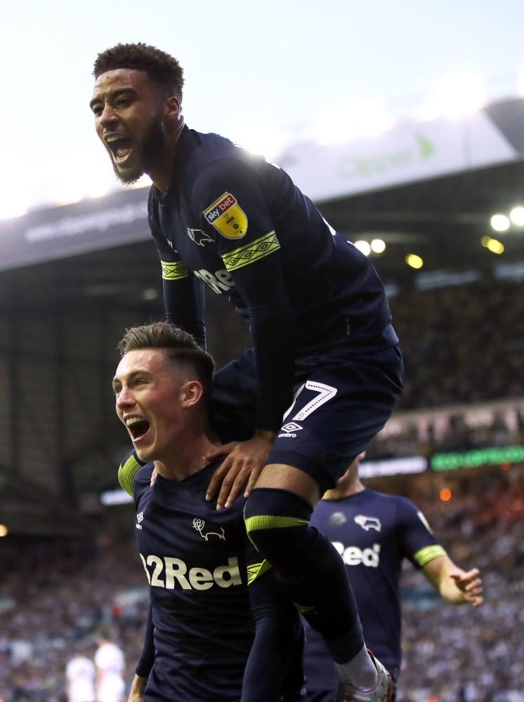 Derby stunned Leeds to reverse the tie