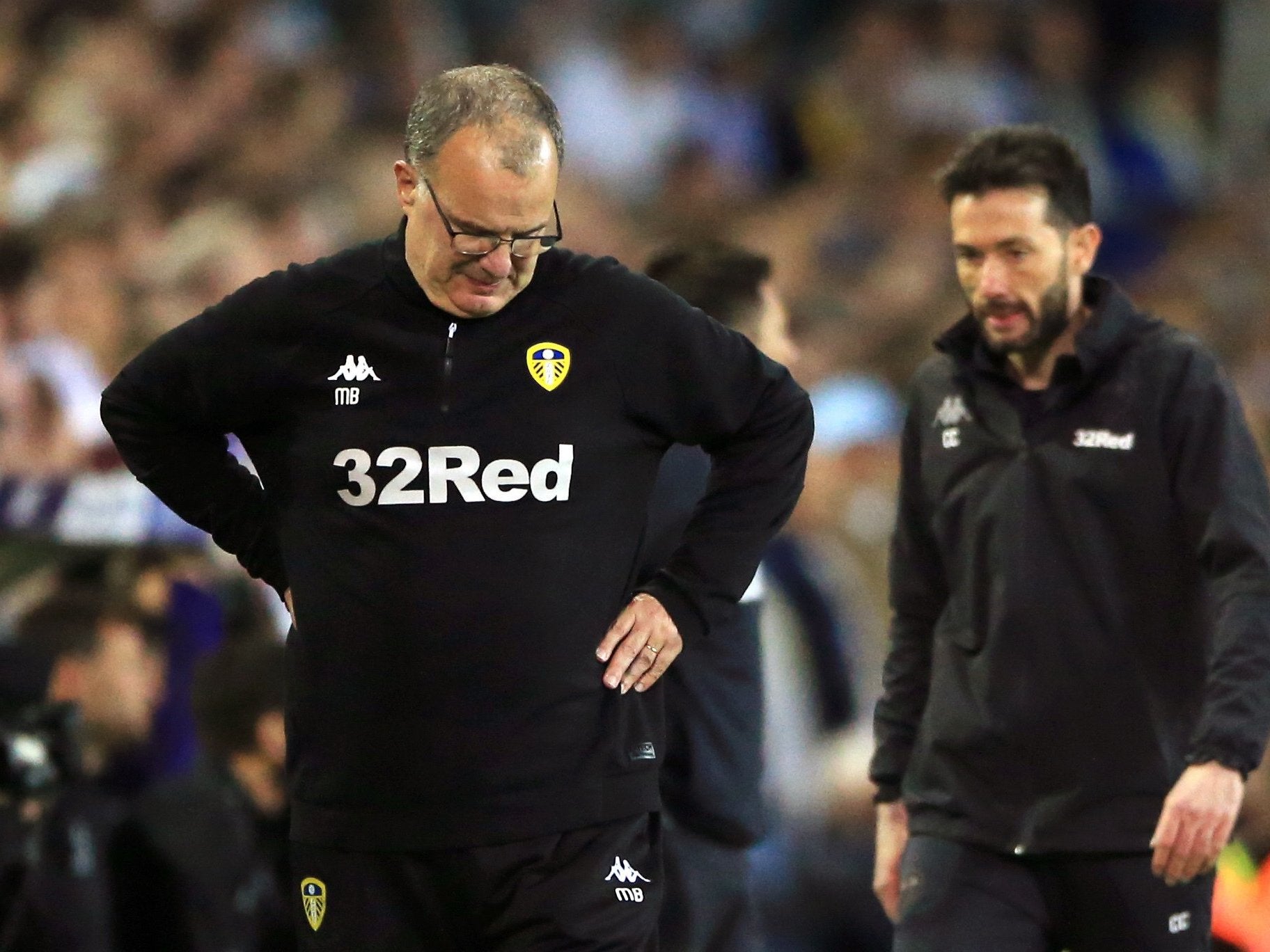 Marcelo Bielsa would not discuss his own future after Leeds' Championshi play-off defeat