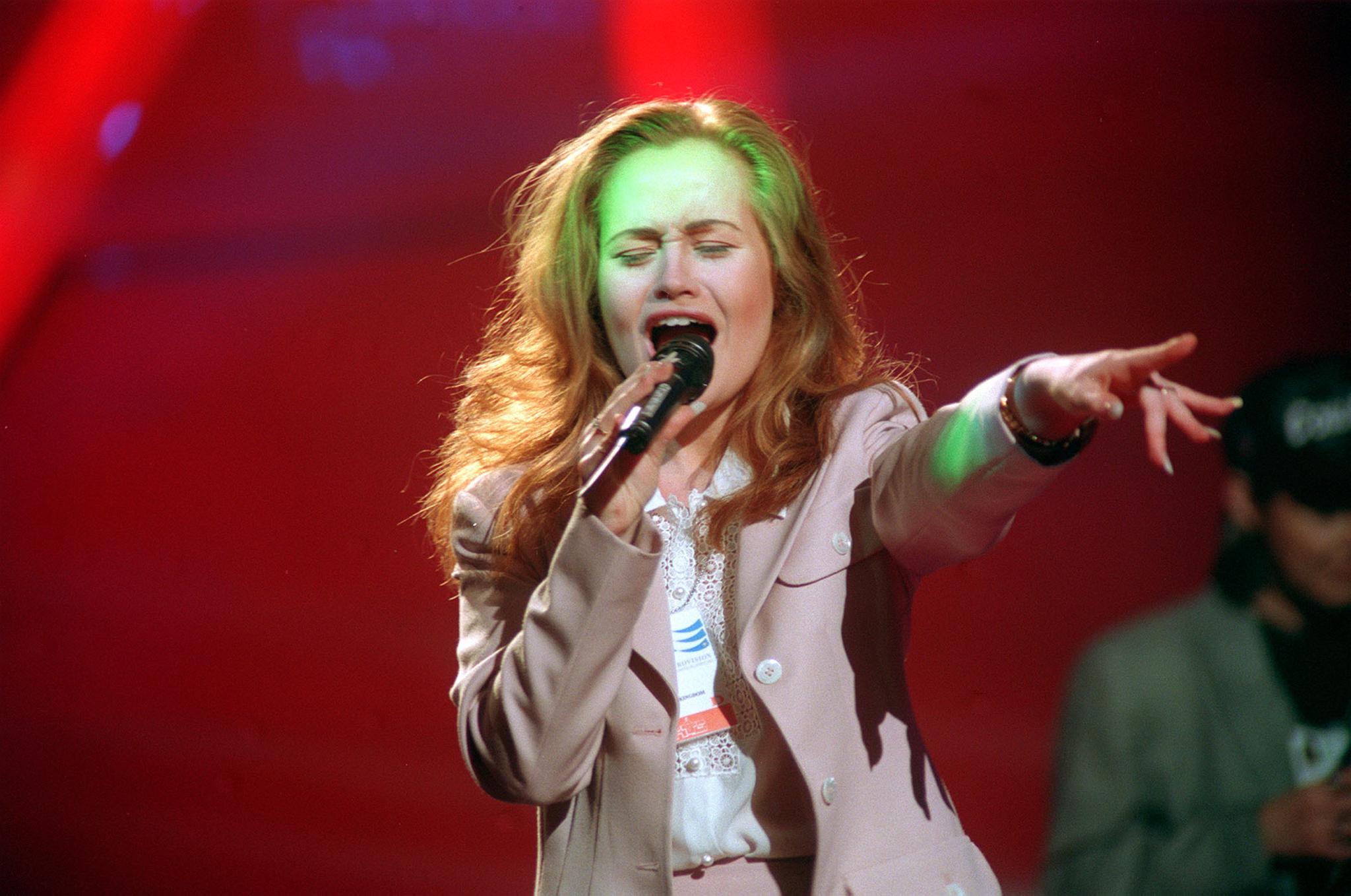 Sonia’s Eurovision journey took her to Millstreet, Ireland - and with its population of just 1,500, it holds the record for being the smallest host “city”. The town’s equestrian arena was transformed into a TV studio for the contest, meaning that many of the video postcards between performances have a very horsey vibe. Ms Evans chit-chats to a couple of foals in hers.

This year the UK won 3 points from Bosnia and Herzegovina. When that particular Balkan jury managed to phone through on a connection that sounded so fragile and fragmented, they received the biggest applause of the night, having delivered their votes in the midst of the Bosnian War. Eurovision at its most important.