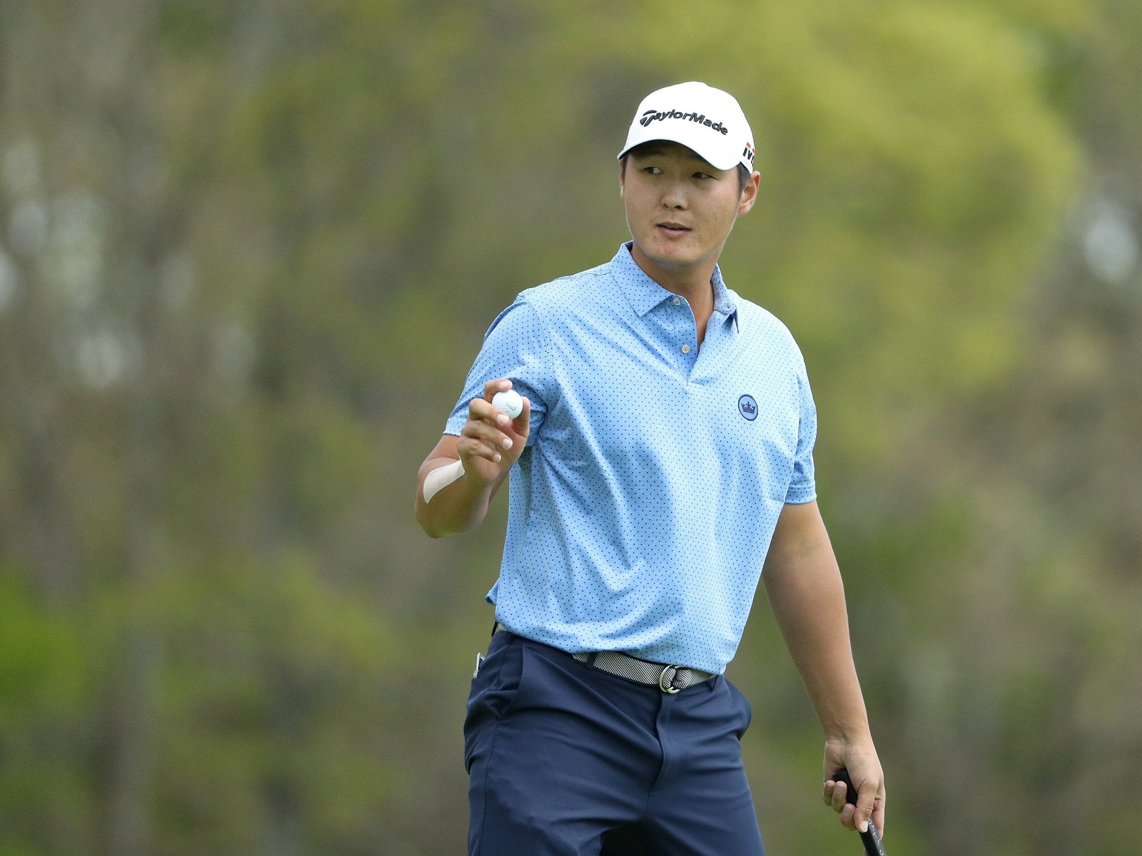 Danny Lee is one shot back of Koepka