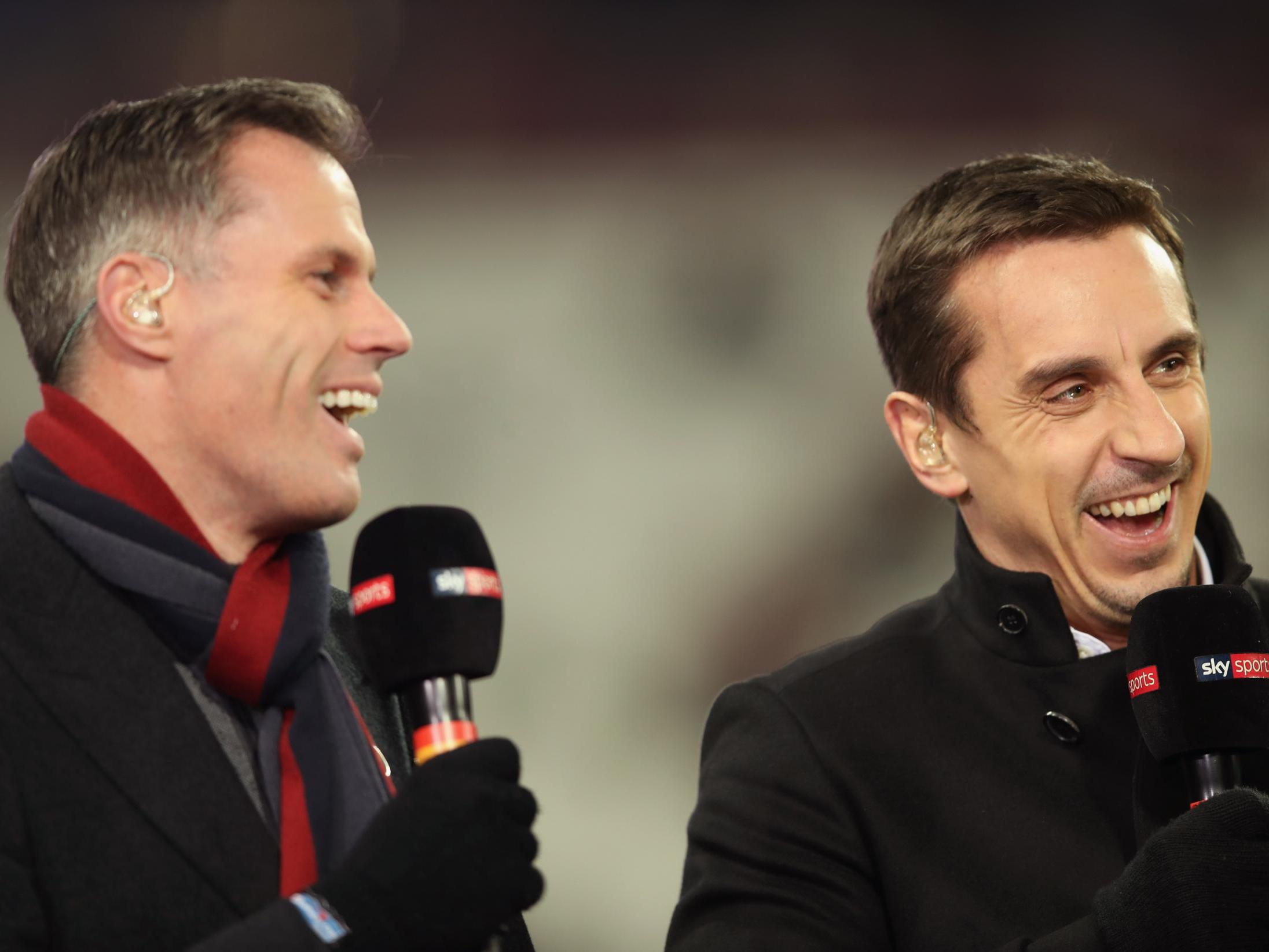 Carragher and Neville do not hide their allegiances