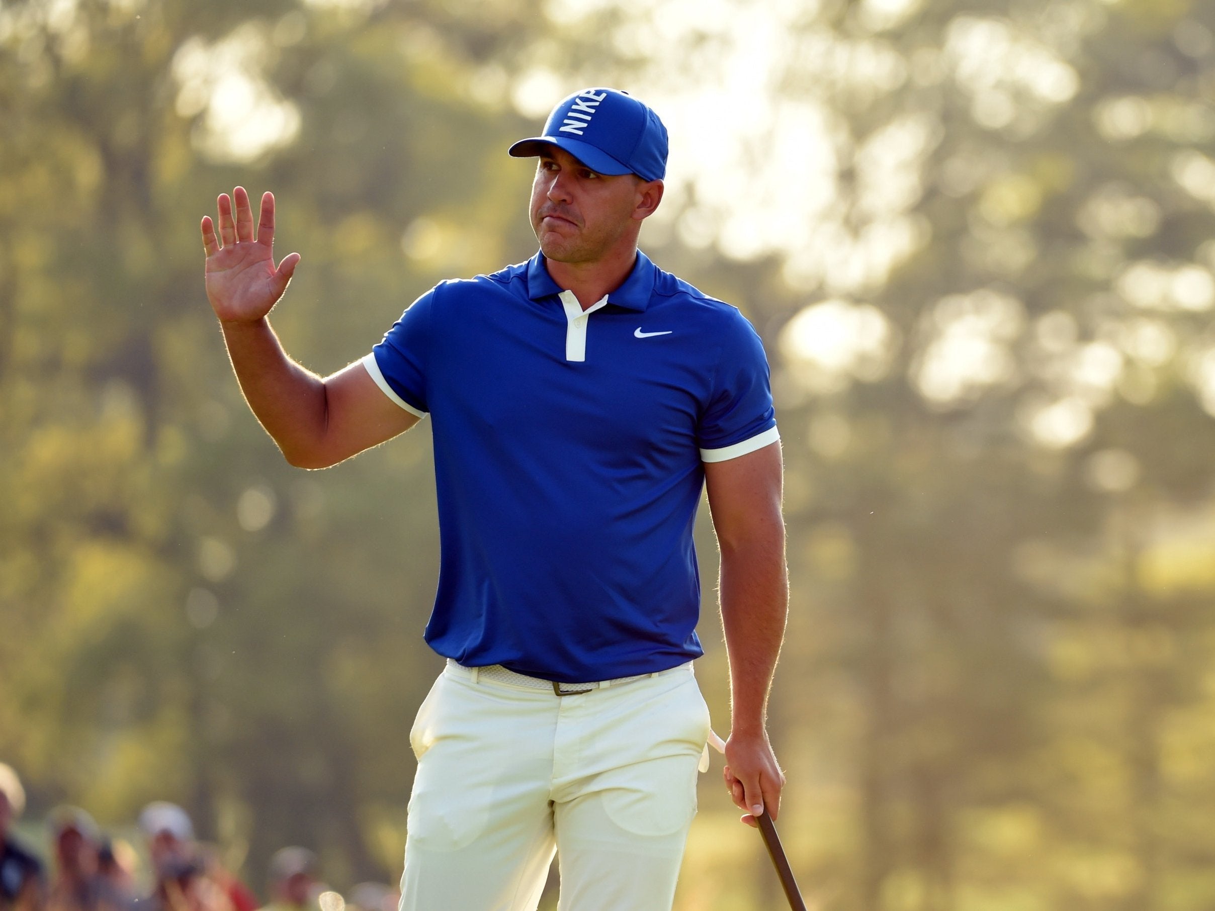 Reigning champion Brooks Koepka tees off at 4:11pm (Reuters)