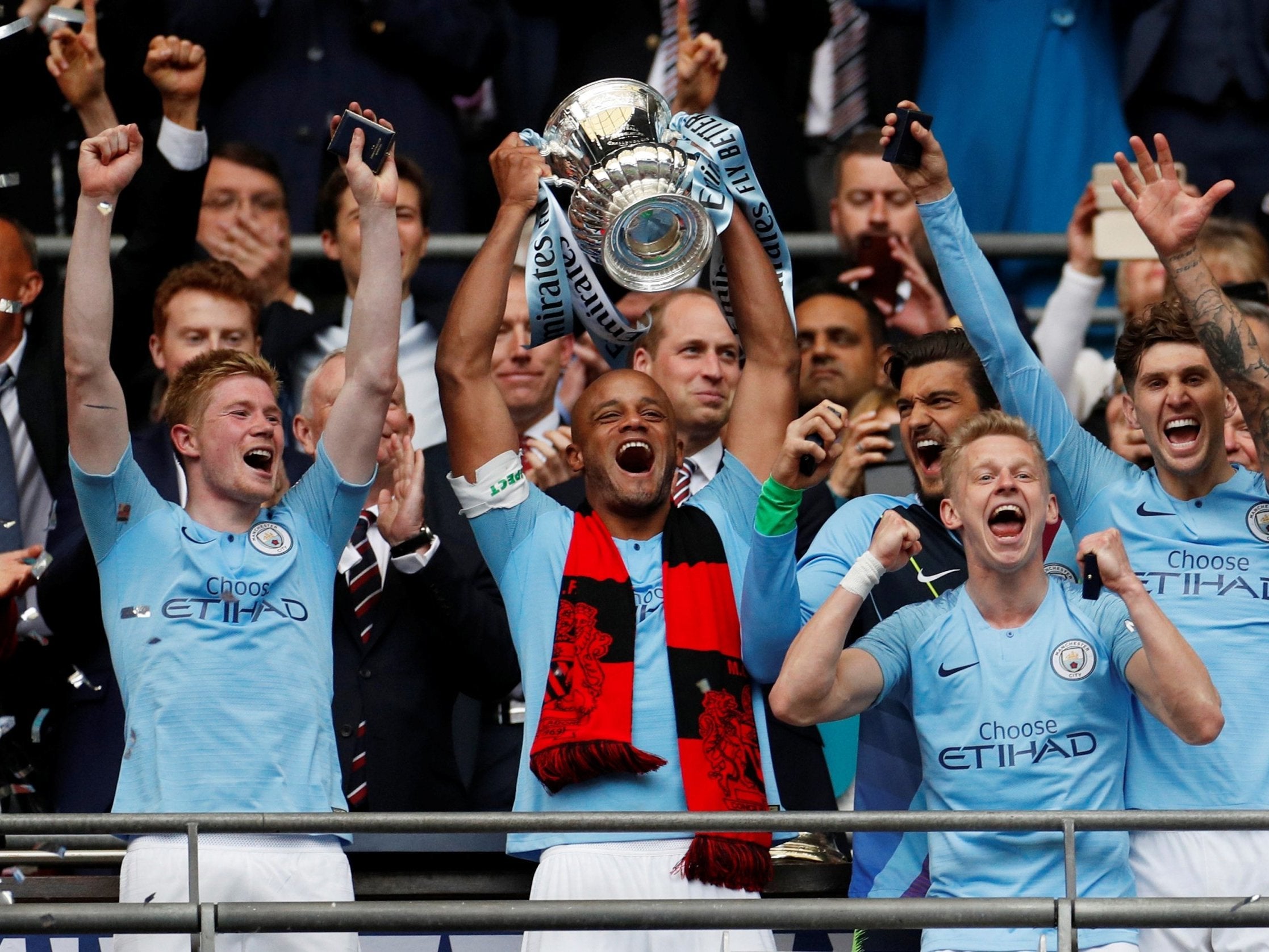 City completed a domestic treble this season