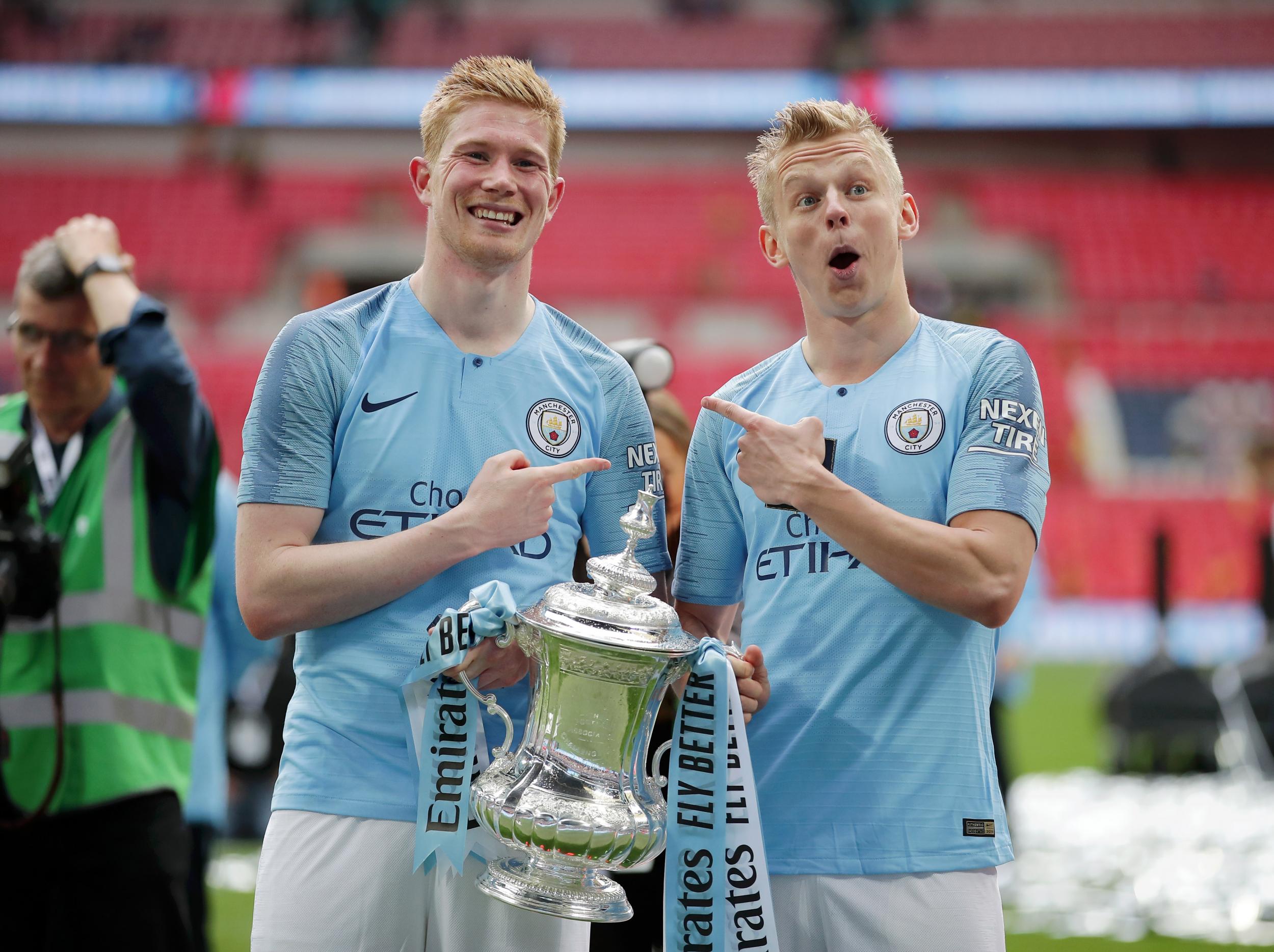 Kevin de Bruyne (L) was superb against Watford