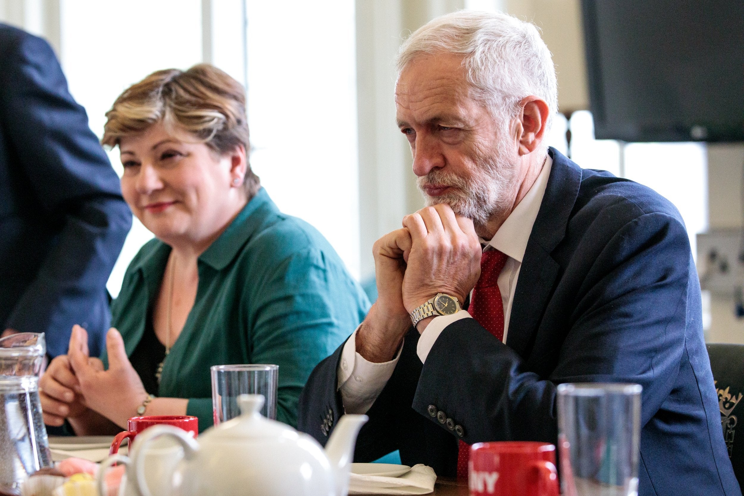 Thornberry and Corbyn meet with the PM of Iceland, Katrin Jakobsdottir, in Westminster in May