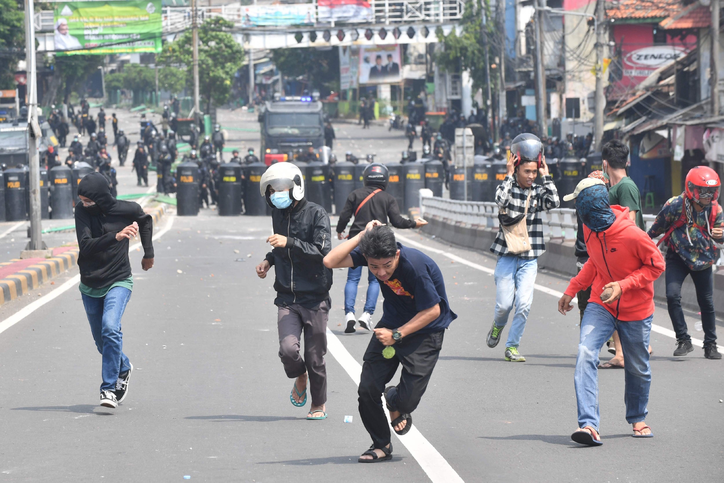 There's been rioting in the streets of Jakarta