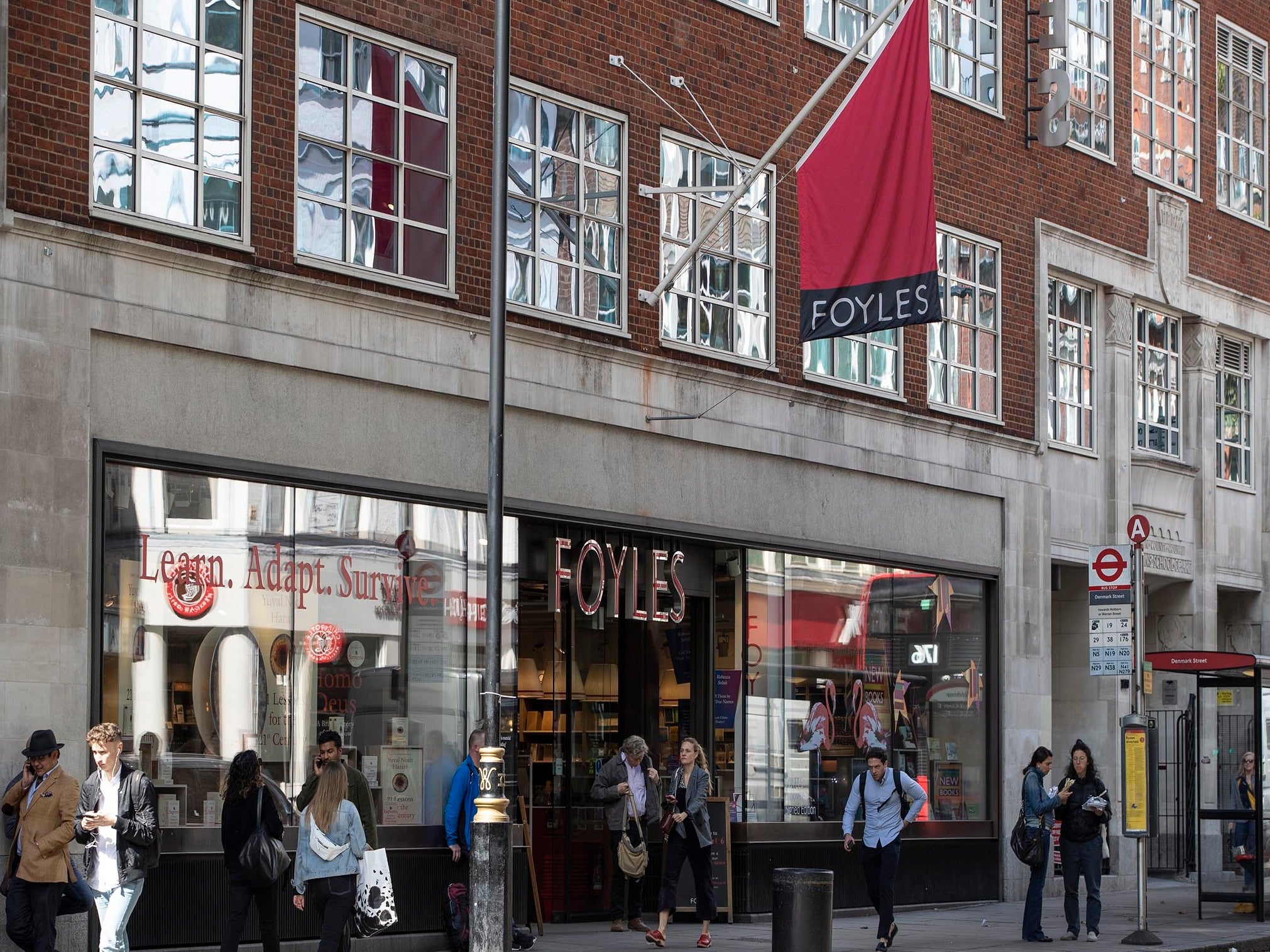 Foyles’ flagship store on Charing Cross Road, central London (Getty)