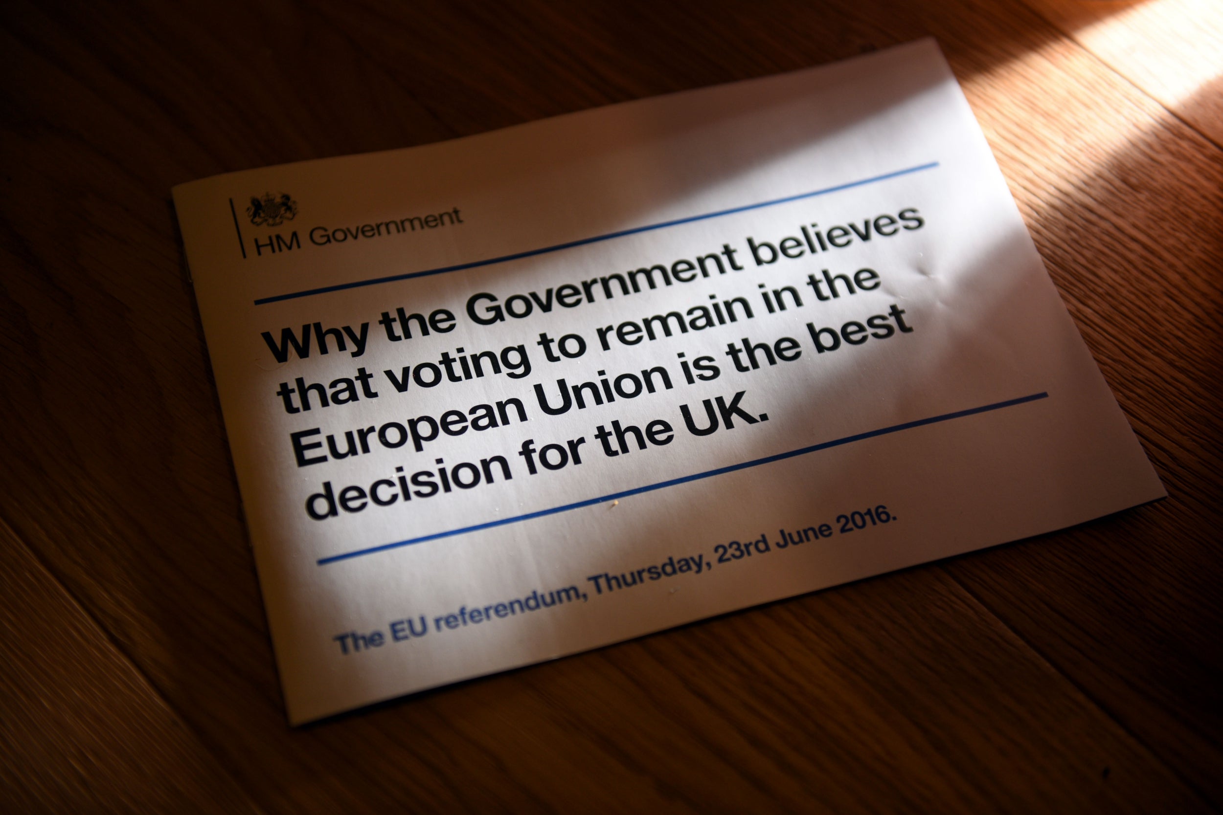 This was meant to win it, but didn’t quite. It contained the dangerous promise: “This is your decision. The Government will implement what you decide”.