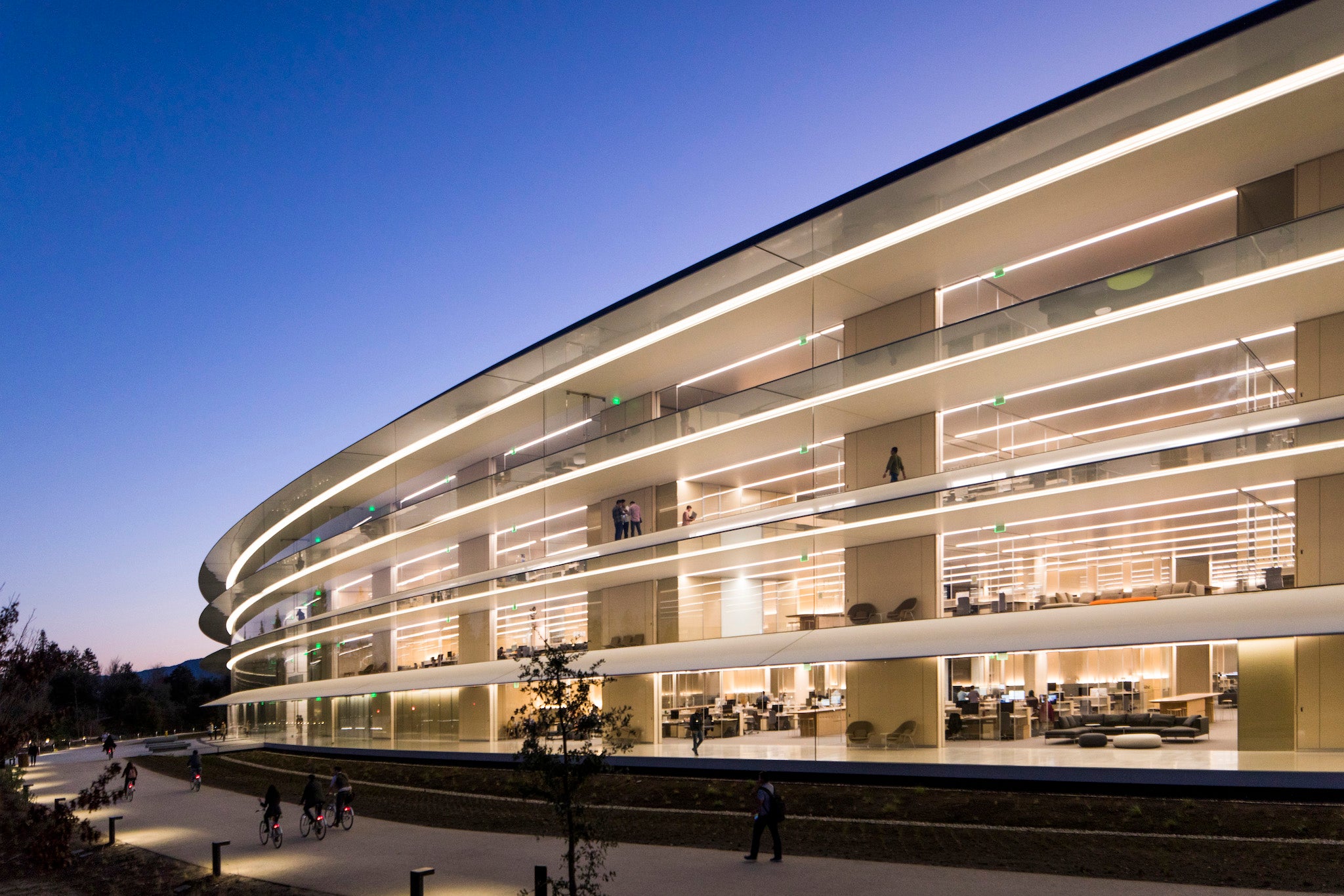 New home: the Norman Foster-designed Apple Park in Cupertino, California