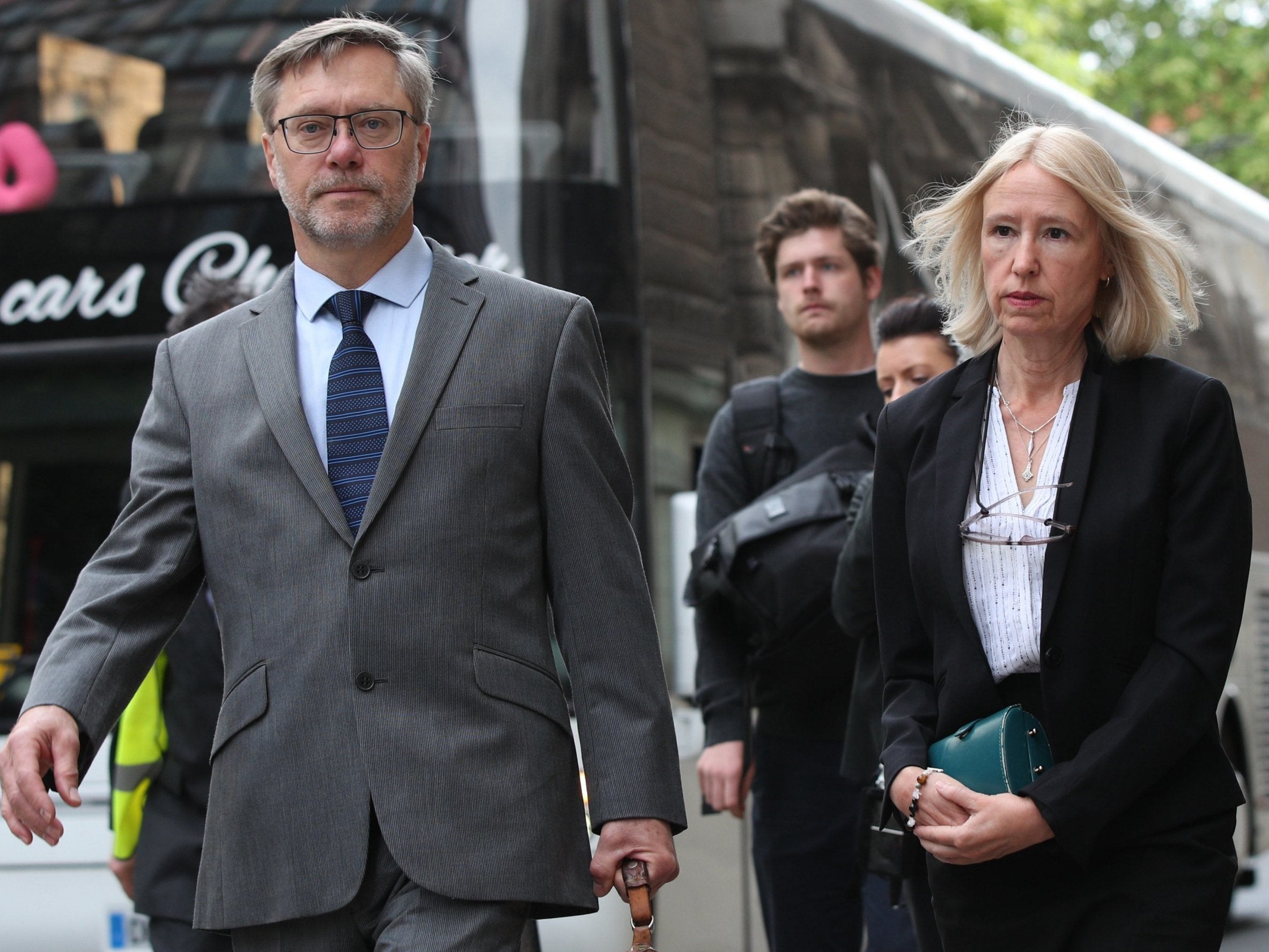 John Letts and Sally Lane, the parents of ‘Jihadi Jack’, arrive at the Old Bailey in May (PA)