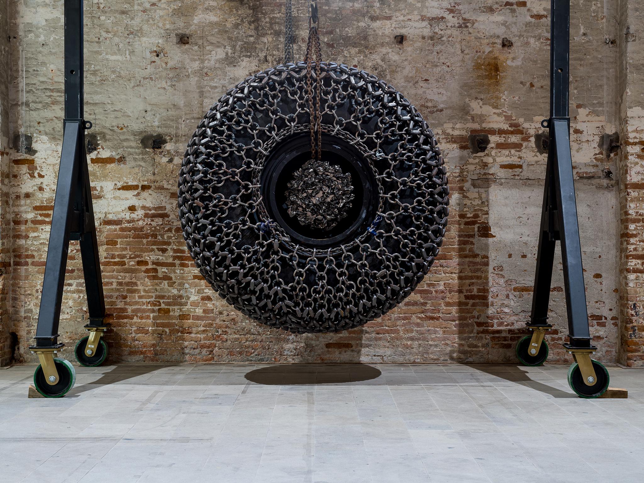 ‘Big Wheel’ (2018) by Arthur Jafa, in the Arsenale (La Biennale di Venezia)