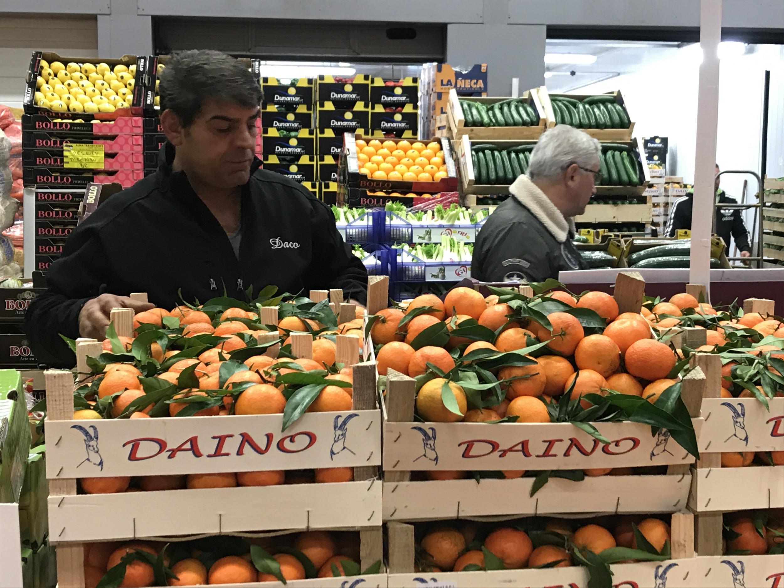 Restaurateurs come to Rungis from all over the city to buy ingredients (Estella Shardlow)