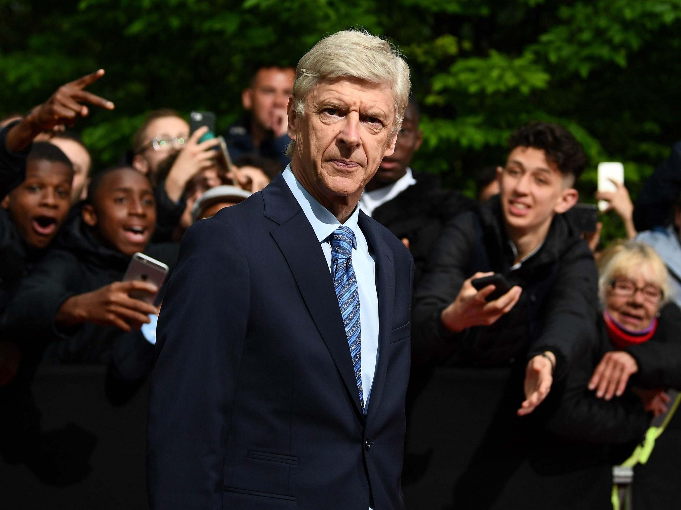 Wenger is yet to return to football after leaving Arsenal