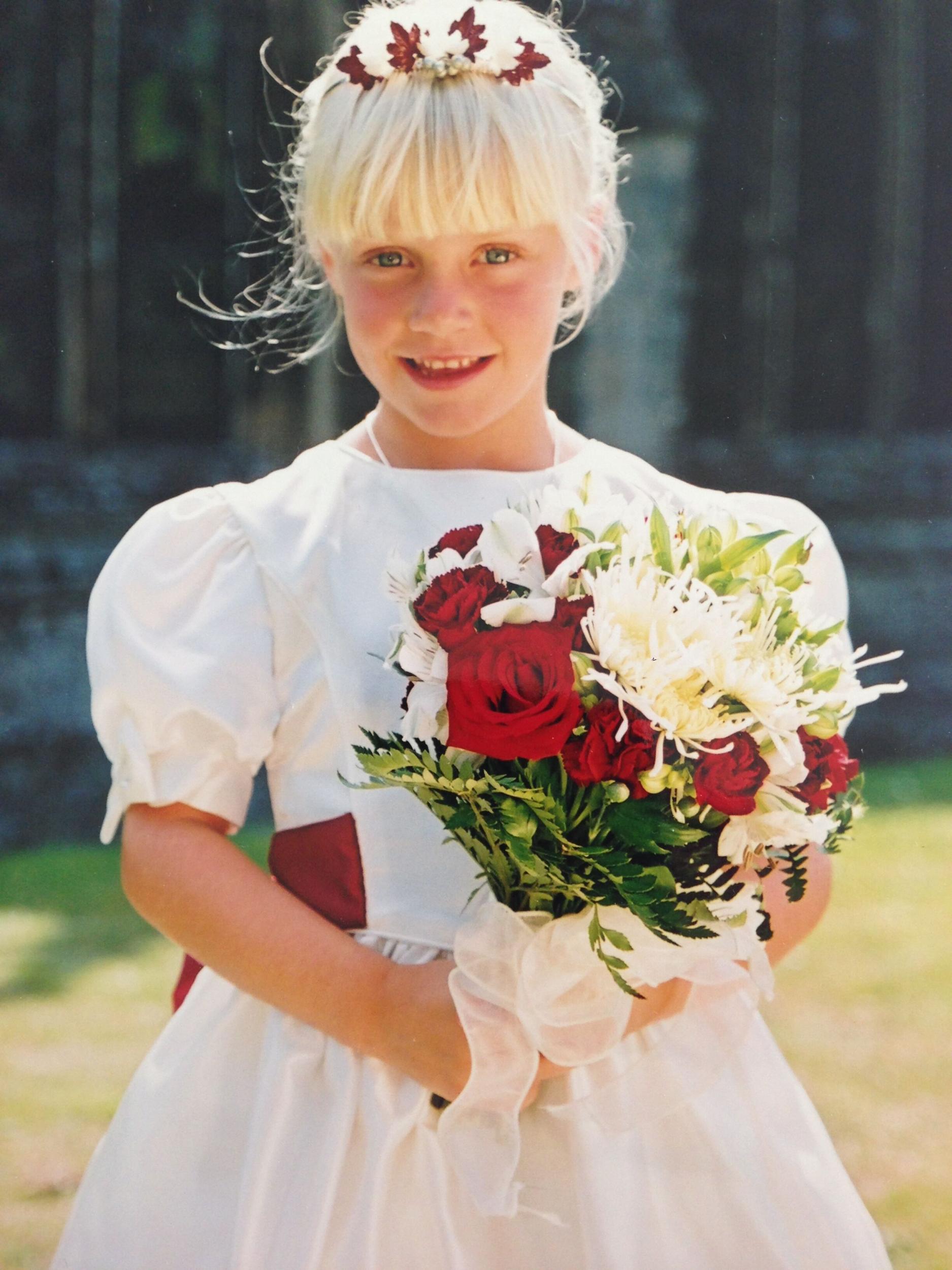 Charlotte Hart as a young girl