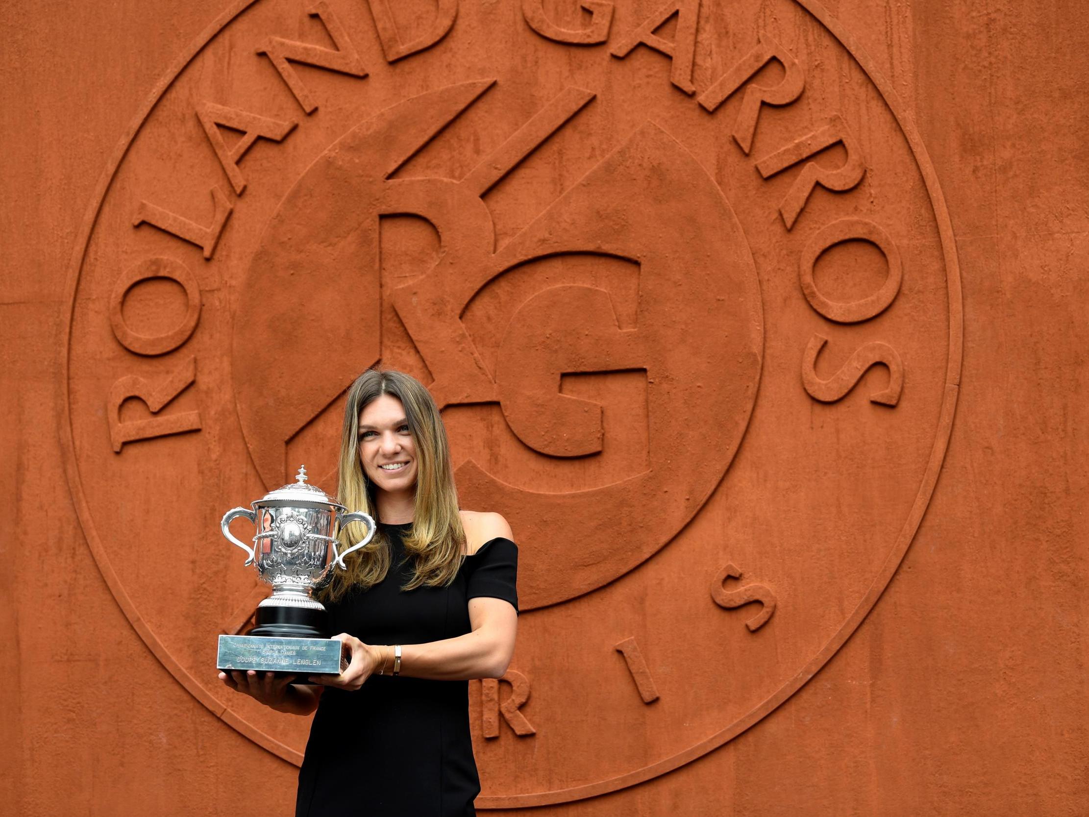 The Romanian finally got her hands on the The Suzanne Lenglen Cup last year