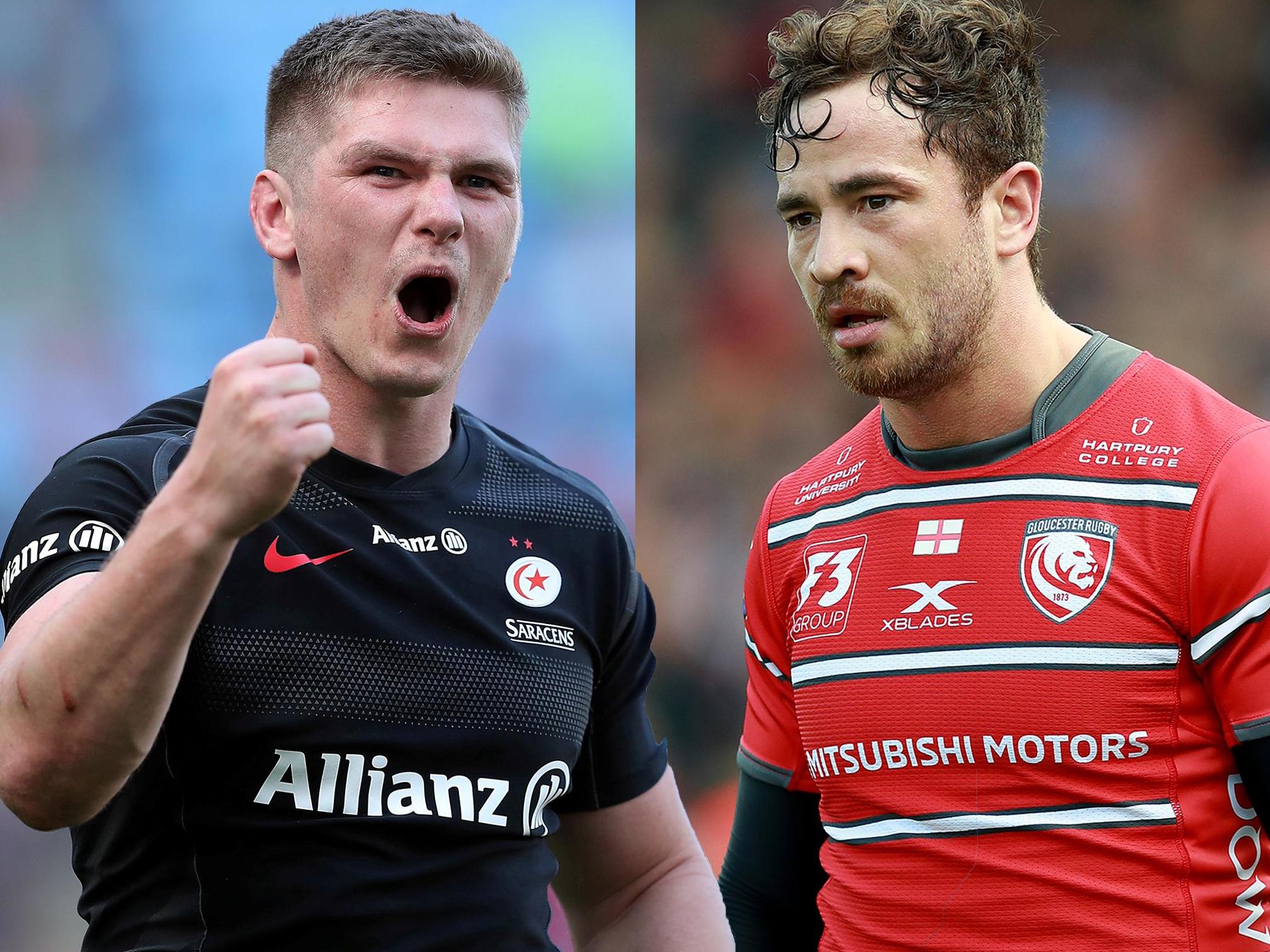 Owen Farrell and Danny Cipraini lead Saracens and Gloucester into the Premiership semi-finals