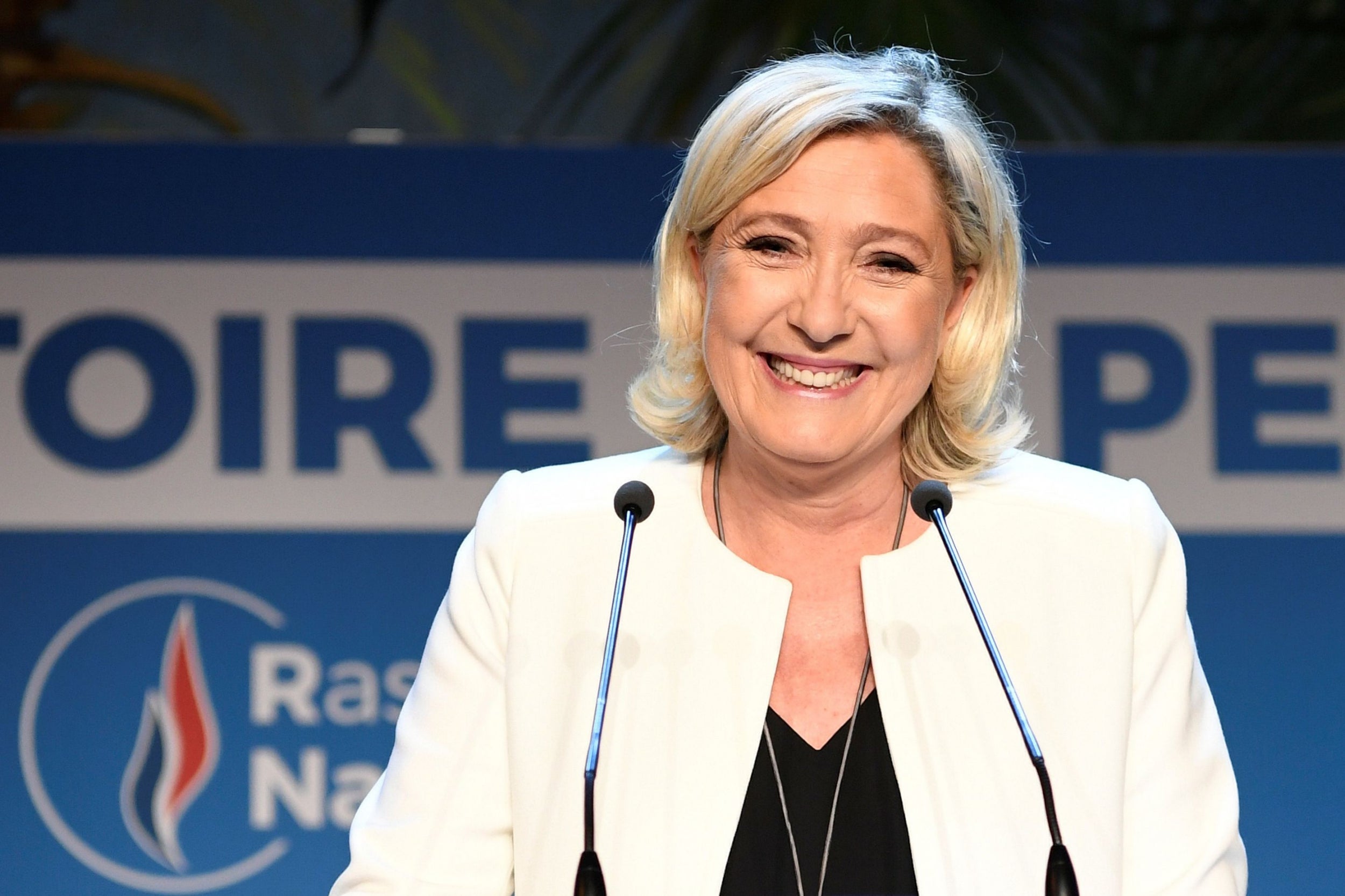 Marine Le Pen's party topped poll in France