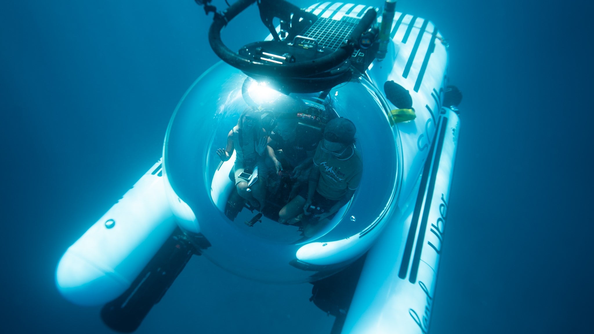 Writer Sarah Reid rides the new ScUber on the Great Barrier Reef