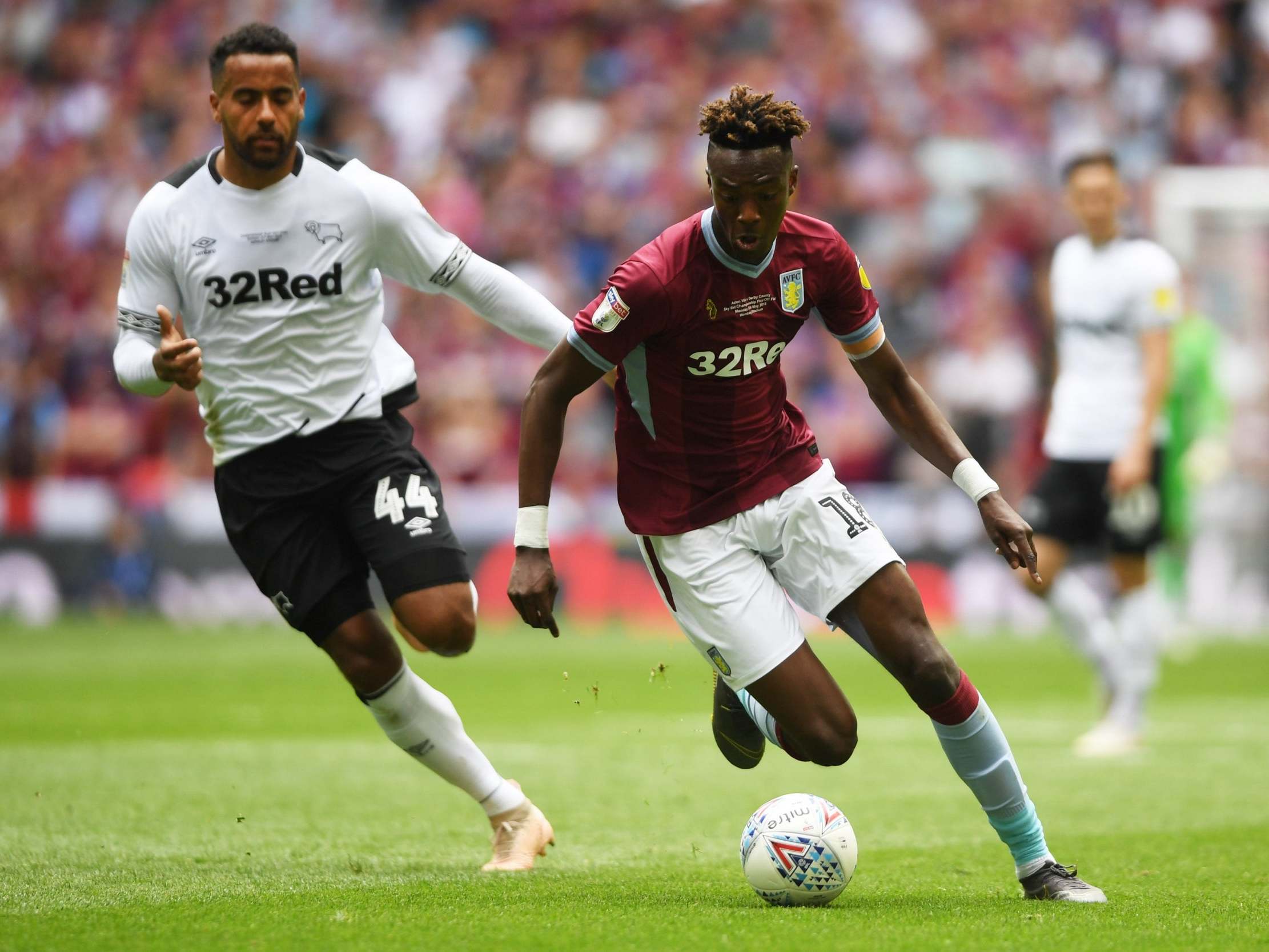 Abraham is open to returning to Villa in the Premier League next season