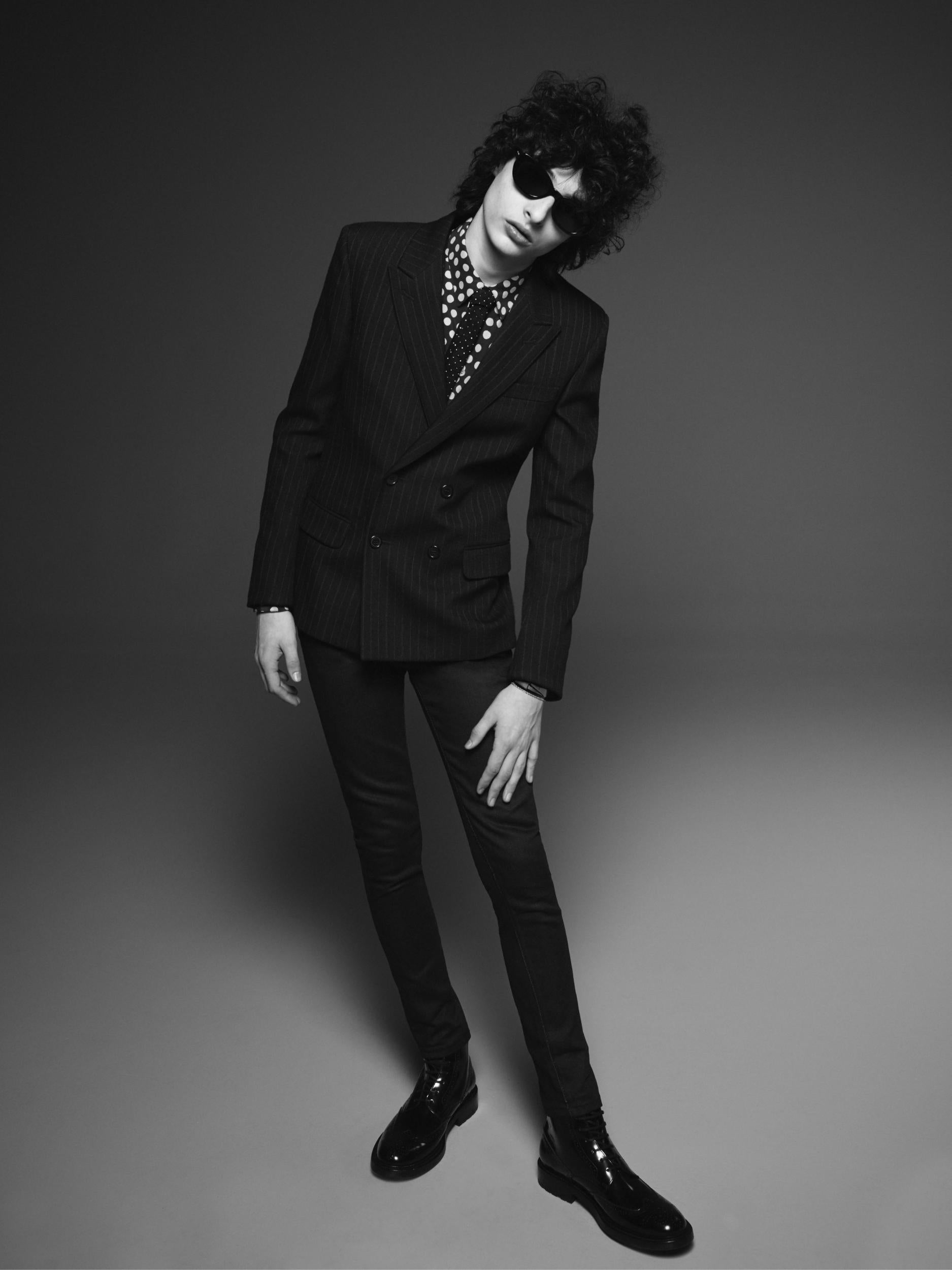 Actor Finn Wolfhard stars as Saint Laurent's men's autumn/winter 2019 campaign star