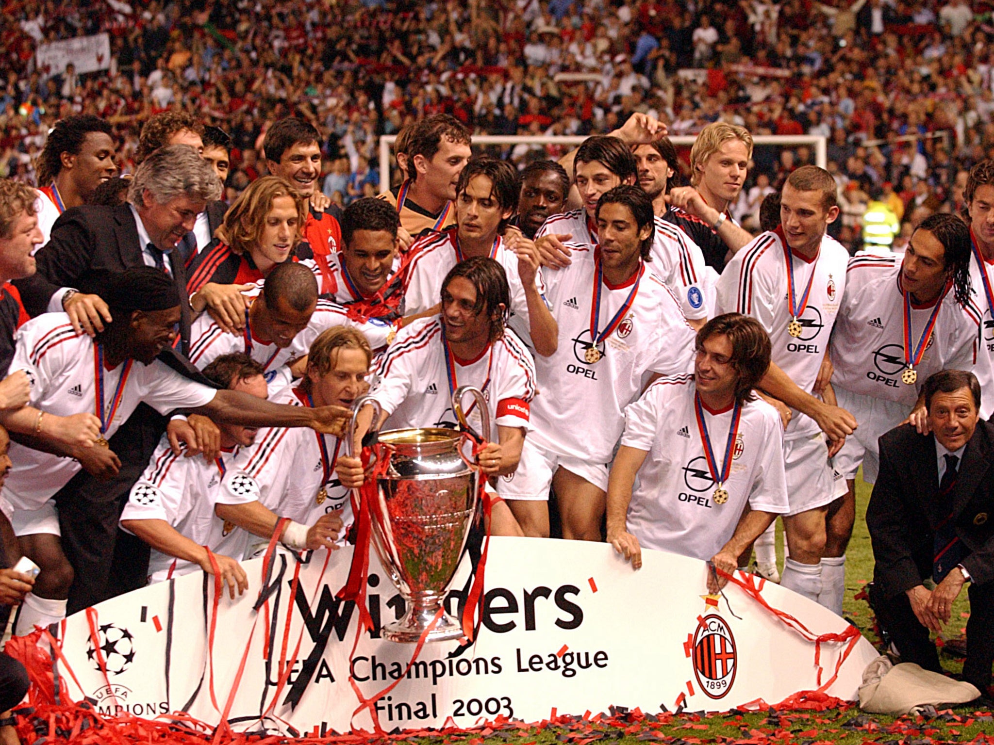 AC Milan felt a divine right to win the Champions League despite Juventus being the stronger side in 2003