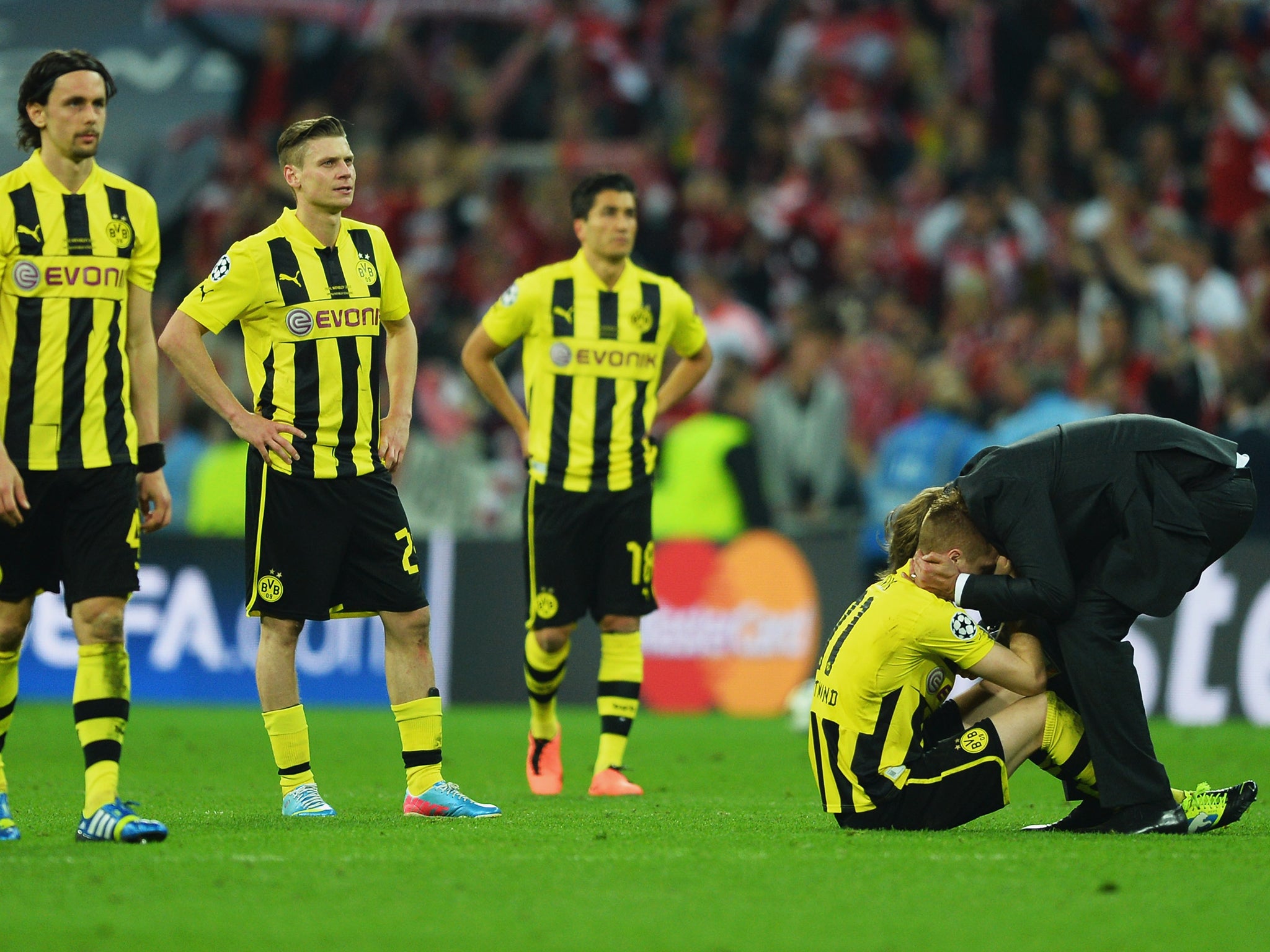 Klopp was on the receiving end of a one-country defeat with Borussia Dortmund in 2013