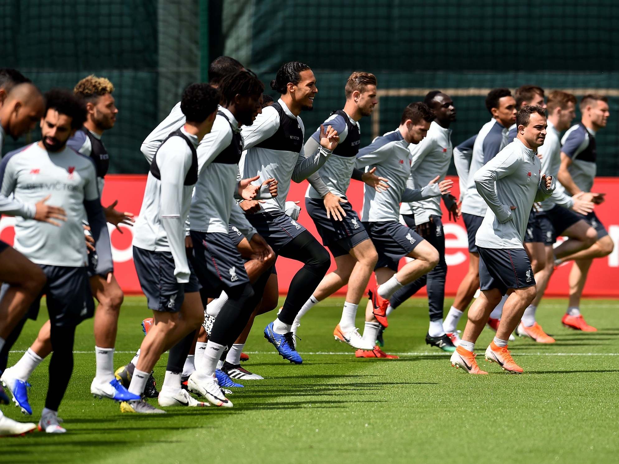 Liverpool have undergone warm weather training