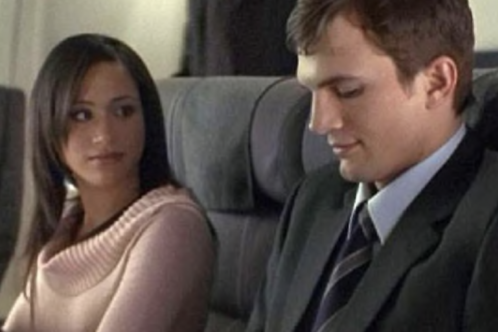 Markle appeared in this rom-com alongside Ashton Kutcher (YouTube: A Lot Like Love)