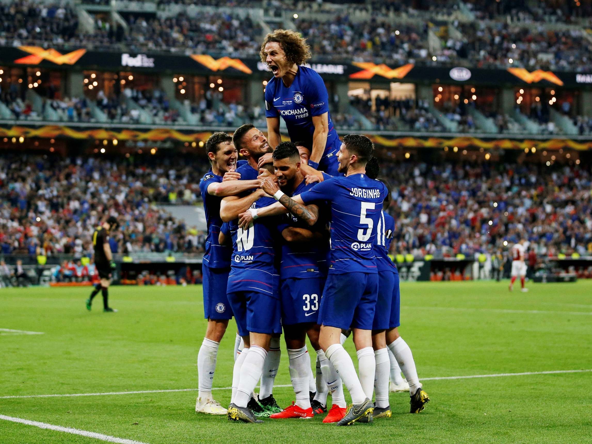 David Luiz (top) believes Eden Hazard deserves his move away from Chelsea