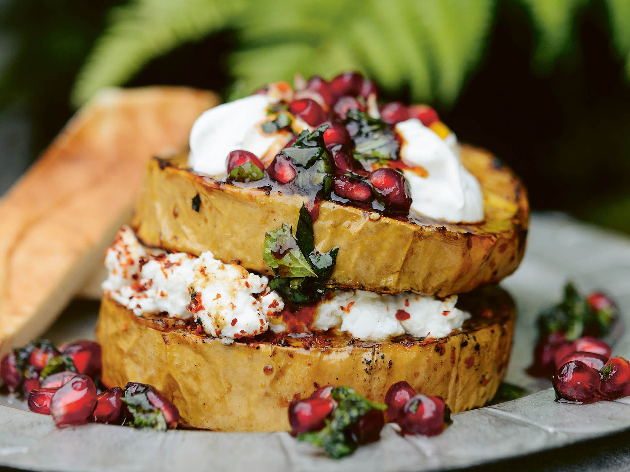 Butternut squash is a perfect vegetable to cook on the bbq