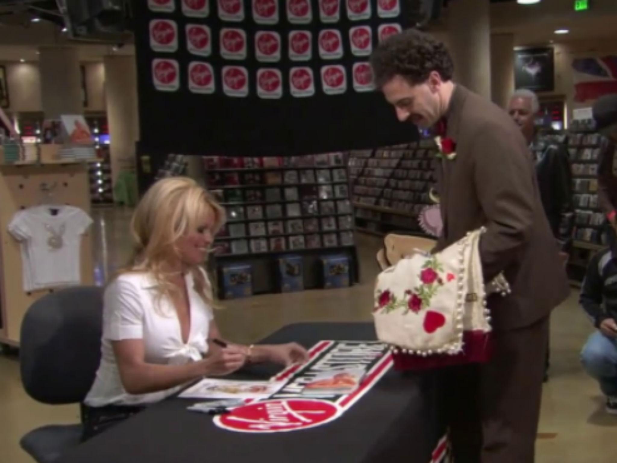 Sacha Baron Cohen says Pamela Anderson's 'kidnap' scene in Borat caused Baywatch star's divorce