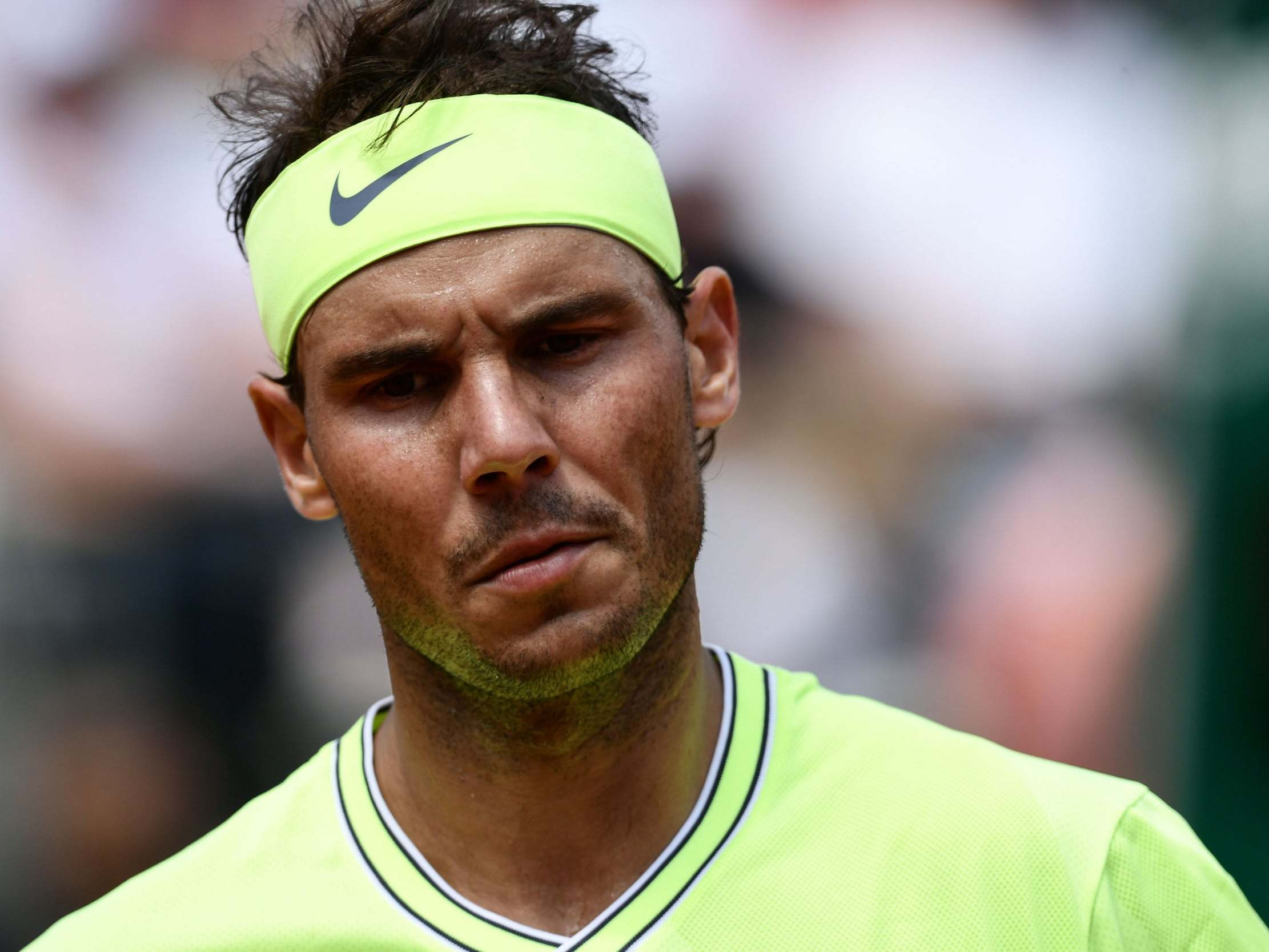 Rafael Nadal is in the fourth match on Court Philippe-Chatrier against David Goffin