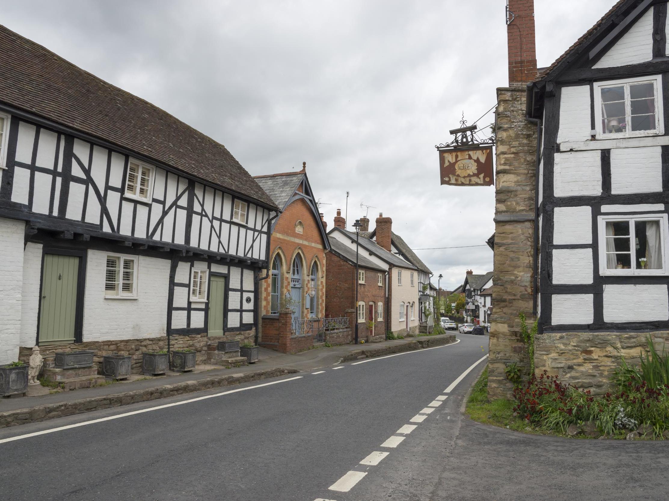 Black and white timber-framed houses line many of the county’s towns and villages