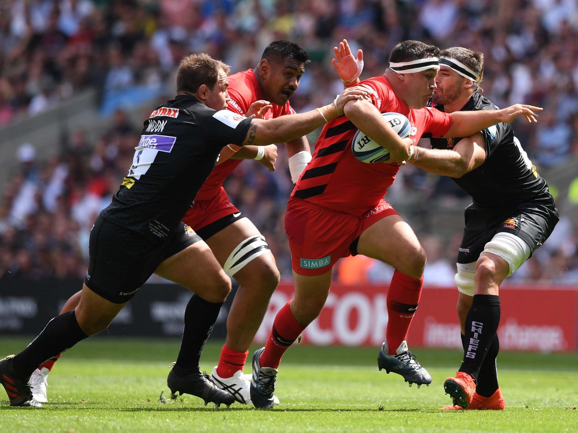 Jamie George responds immediately for Saracens